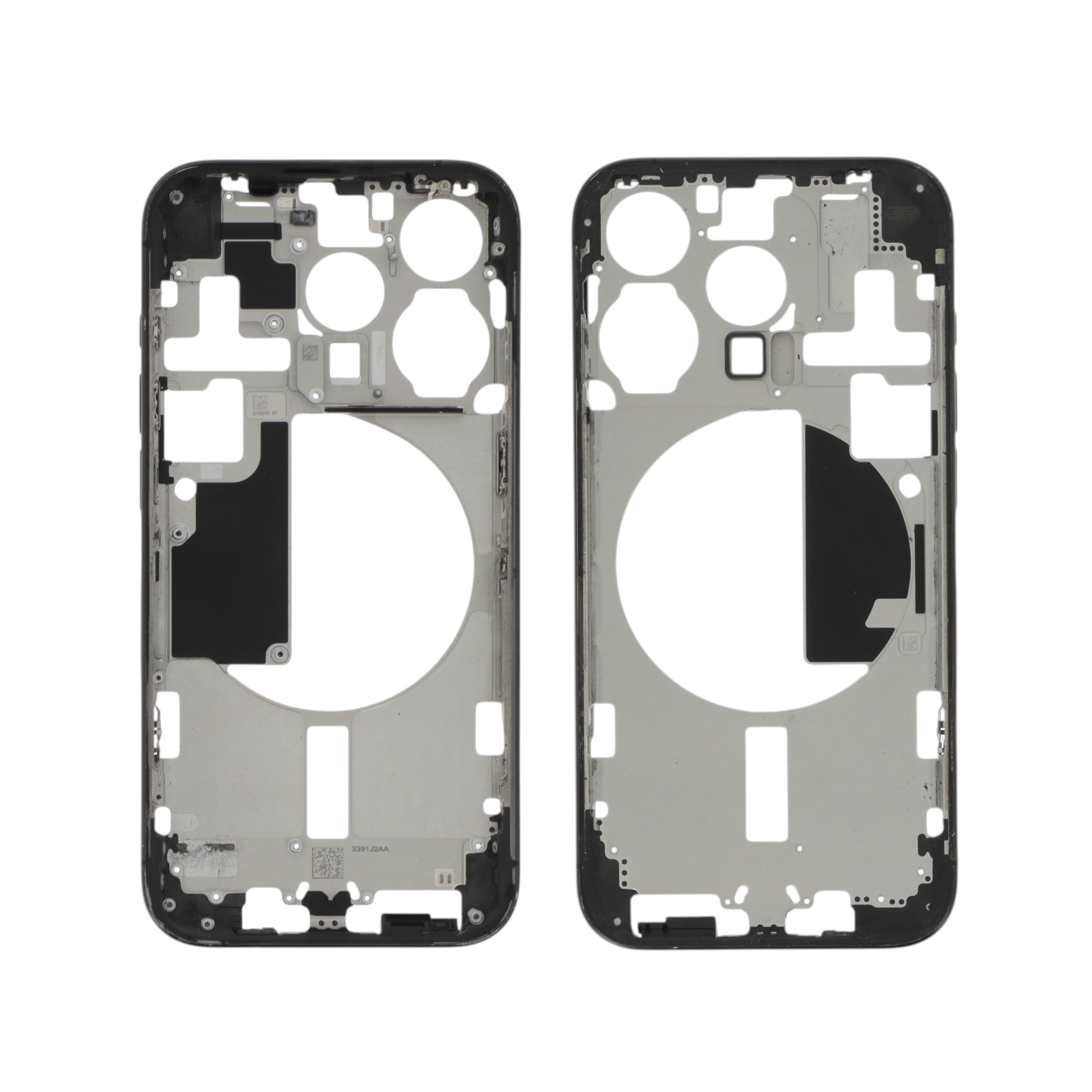 Midframe Black Titanium iPhone 15 Pro OEM Pulled Grad C