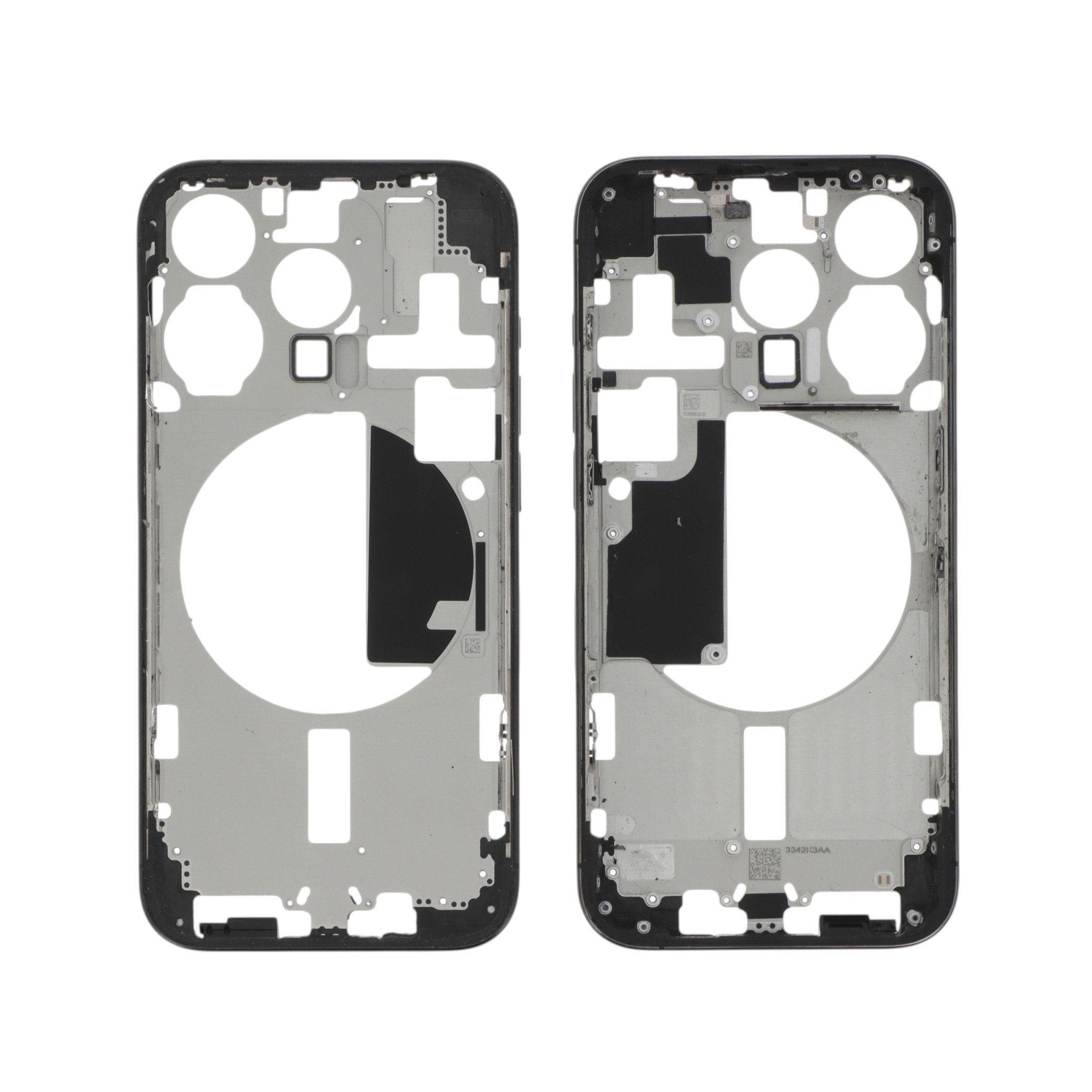 Midframe Black Titanium iPhone 15 Pro OEM Pulled Grad B