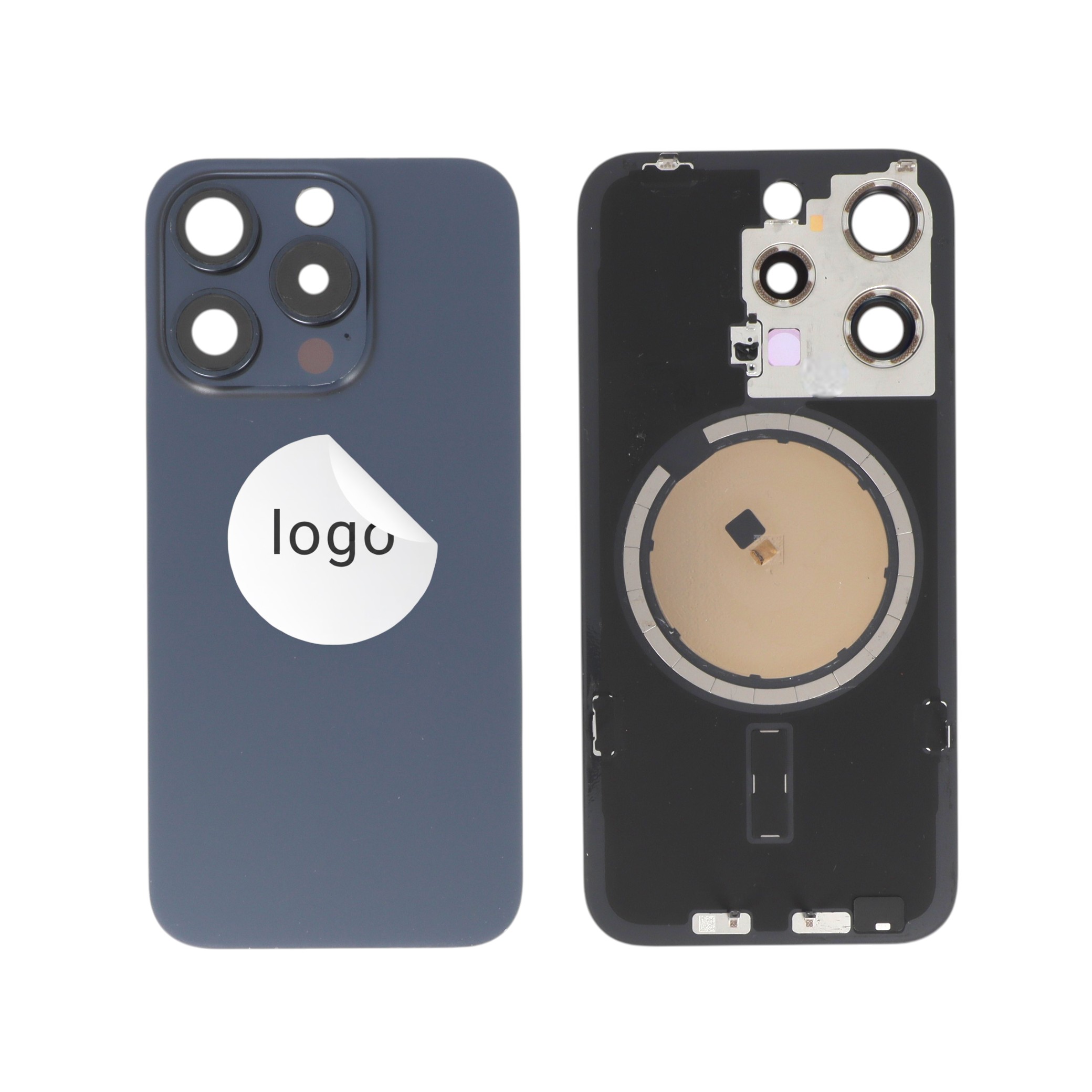Capac spate Blue Titanium iPhone 15 Pro OEM Pulled Grade B