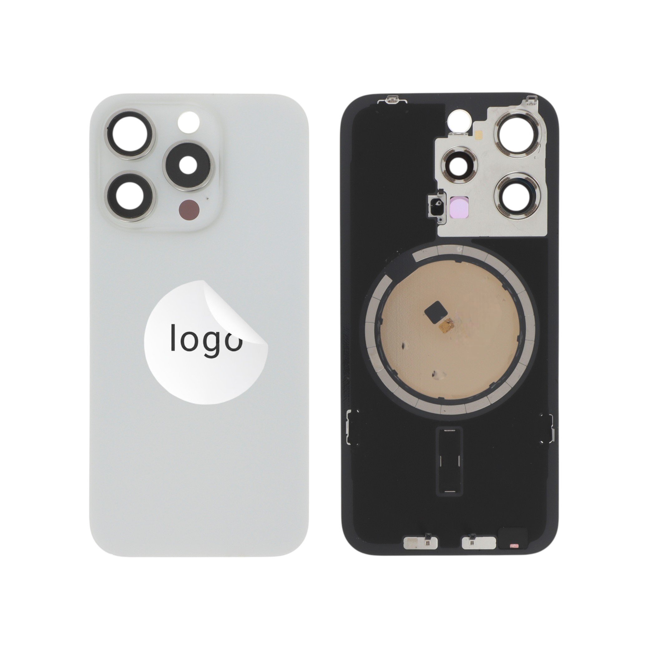 Capac spate White iPhone 15 Pro OEM Pulled Grade A