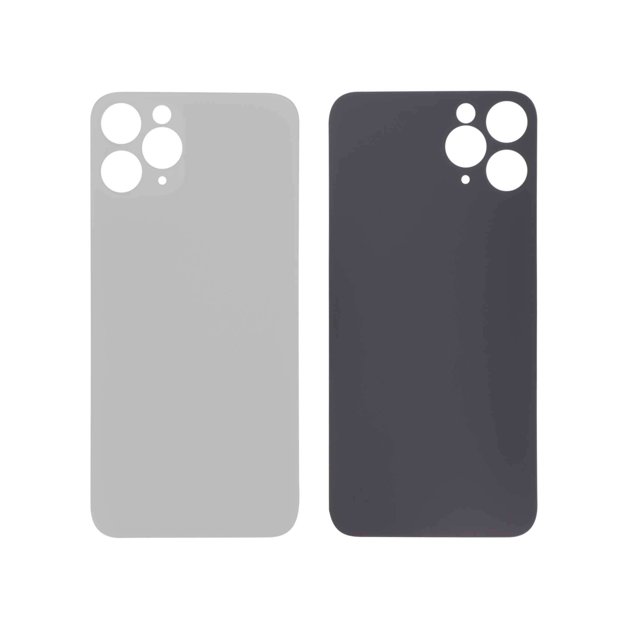 Capac spate Silver iPhone 11 Pro (Large Hole) (Fara Logo) Compatibil