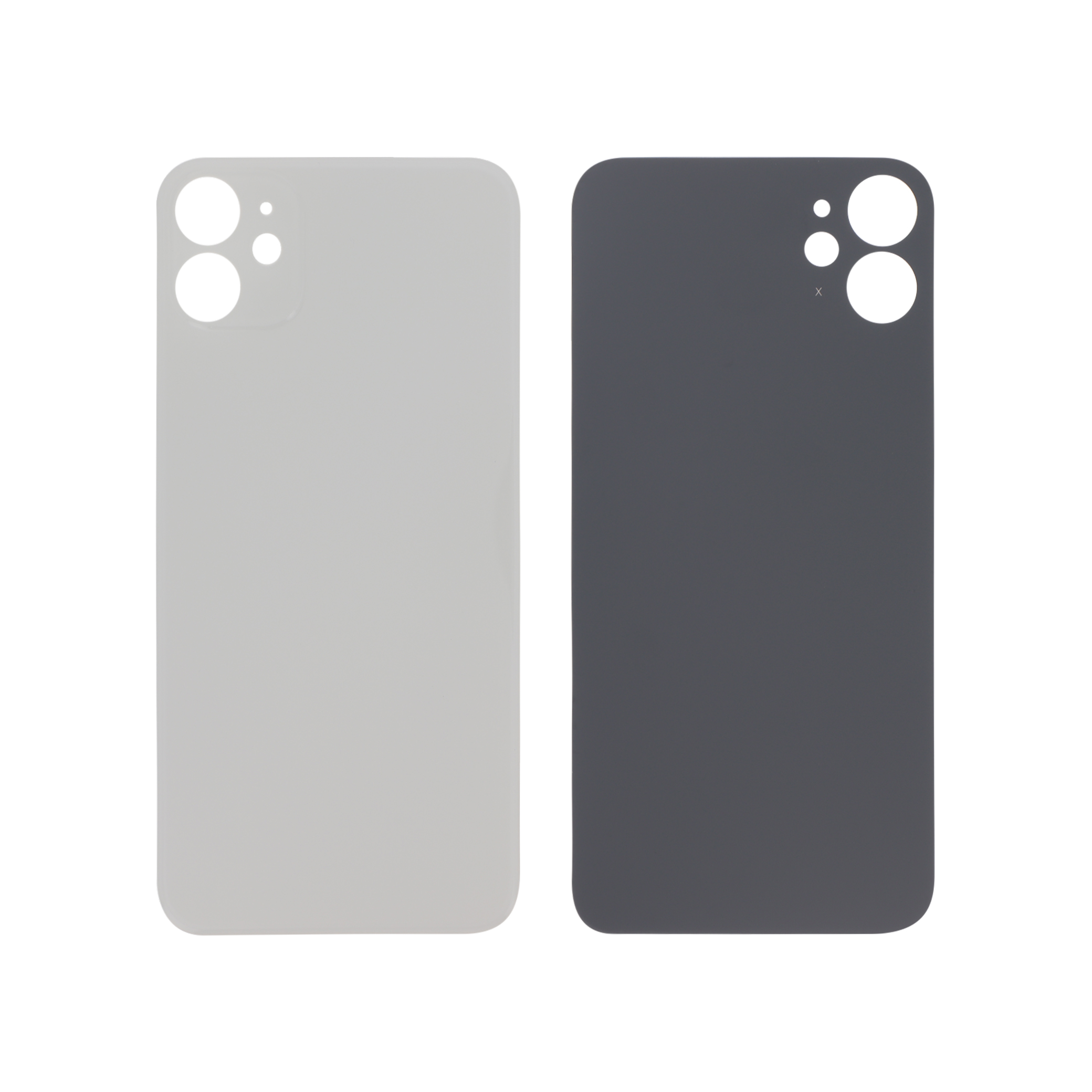 Sticlă capac spate iPhone 11 Alb Large Hole fara logo