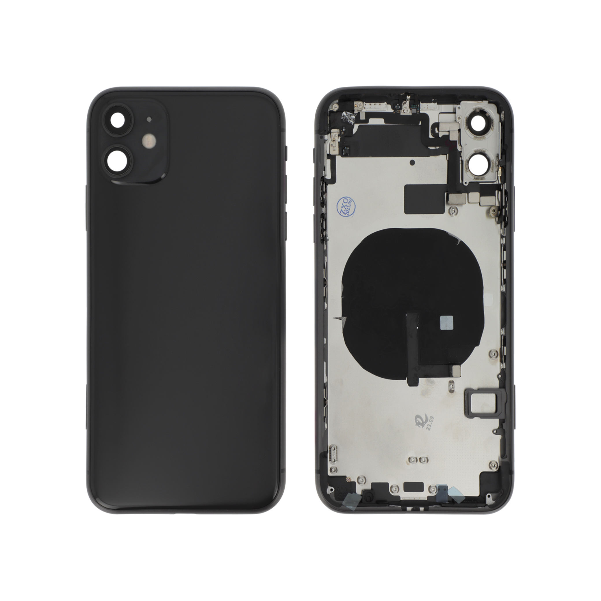 Carcasă completă Full Negru compatibil iPhone 11 fara logo