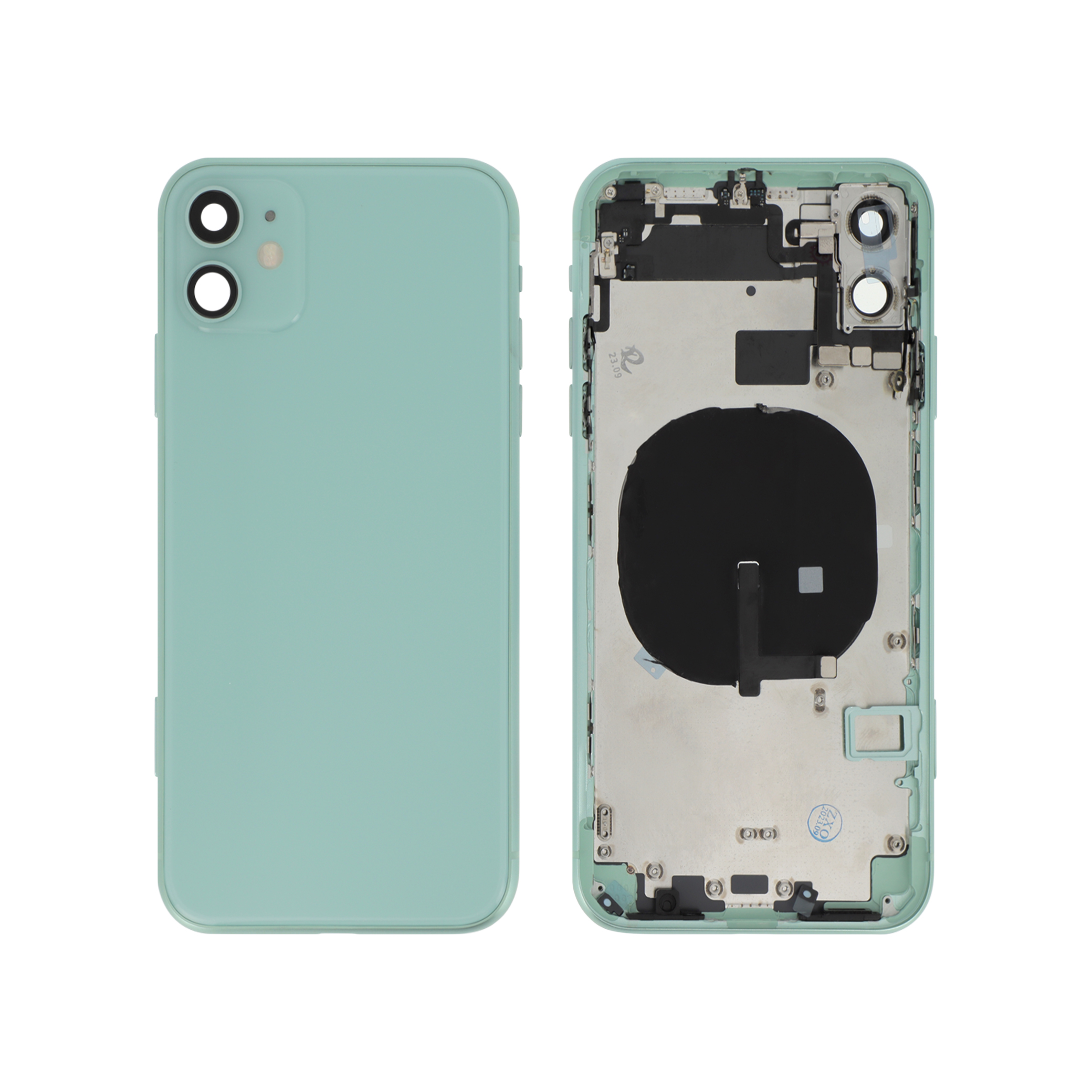 Carcasă completă complet verde iPhone 11, fara logo