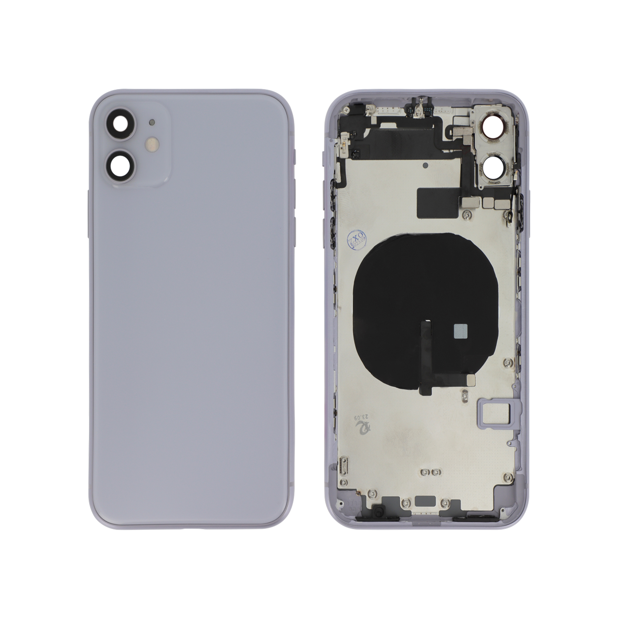 Carcasă completă complet mov iPhone 11, fara logo, compatibil