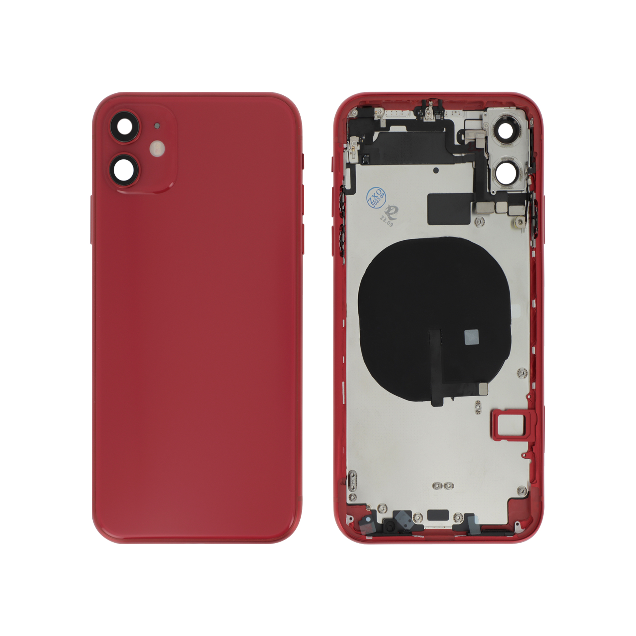Carcasă completă complet rosu iPhone 11 fara logo