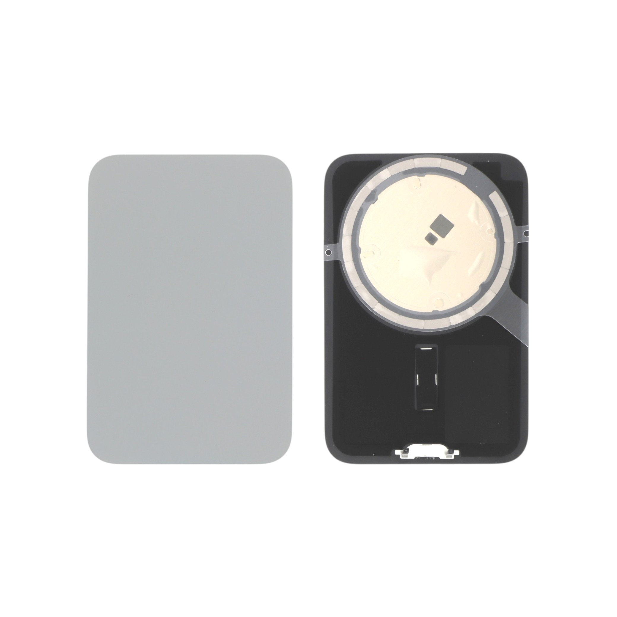Capac spate Silver compatibil iPhone 17 Pro fara logo