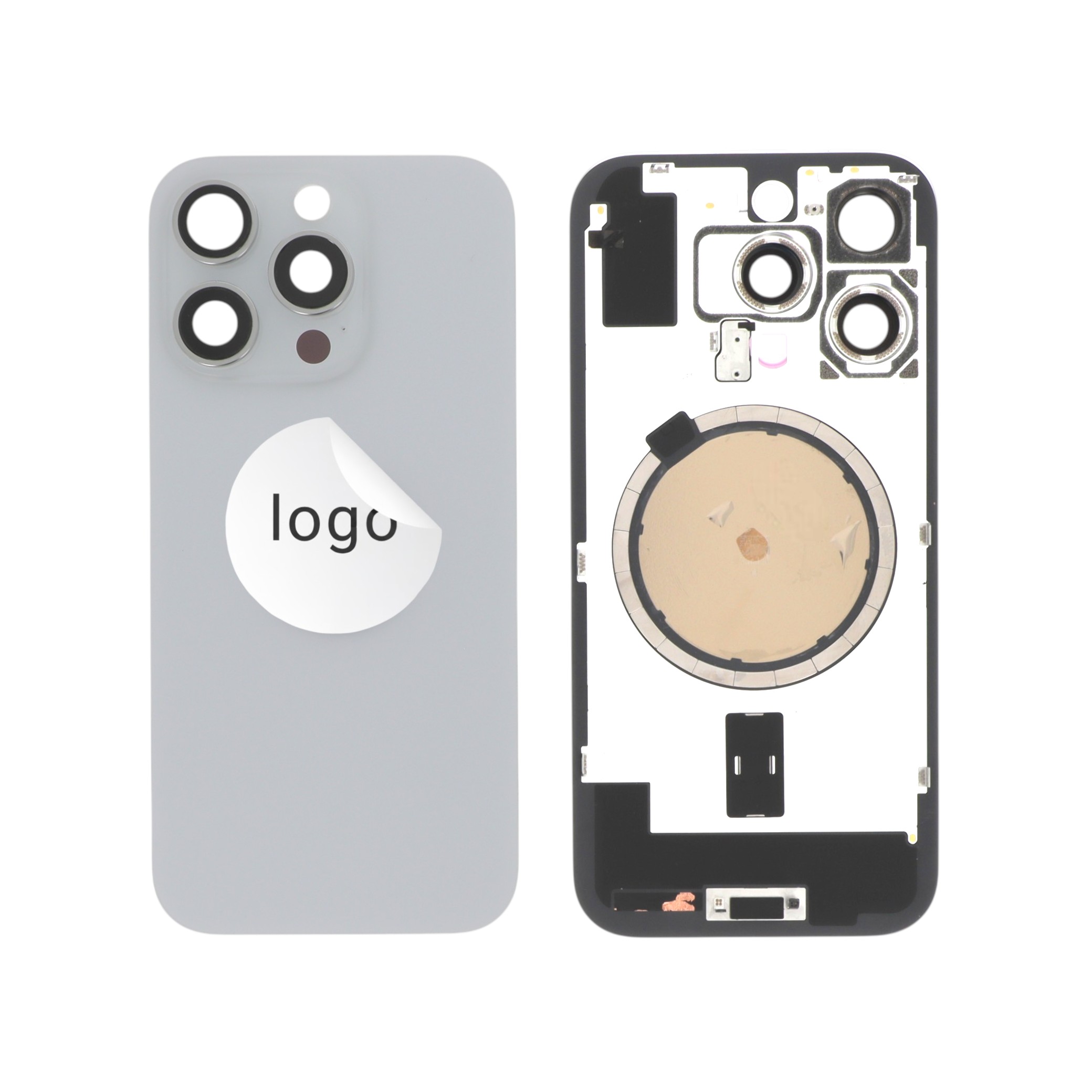 Capac spate White Titanium iPhone 16 Pro OEM Pulled Grad A