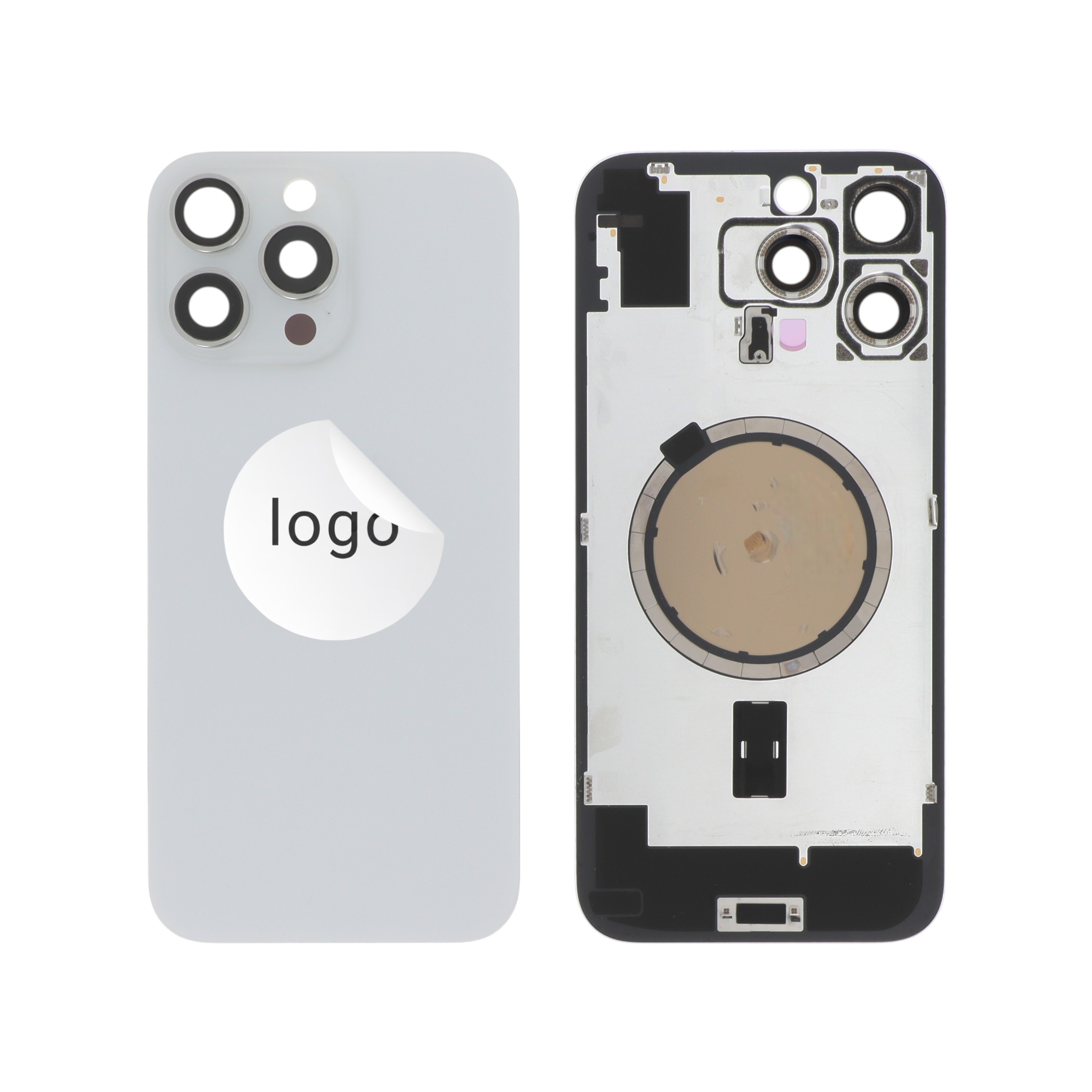 Capac spate White Titanium iPhone 16 Pro Max OEM Pulled Grade A