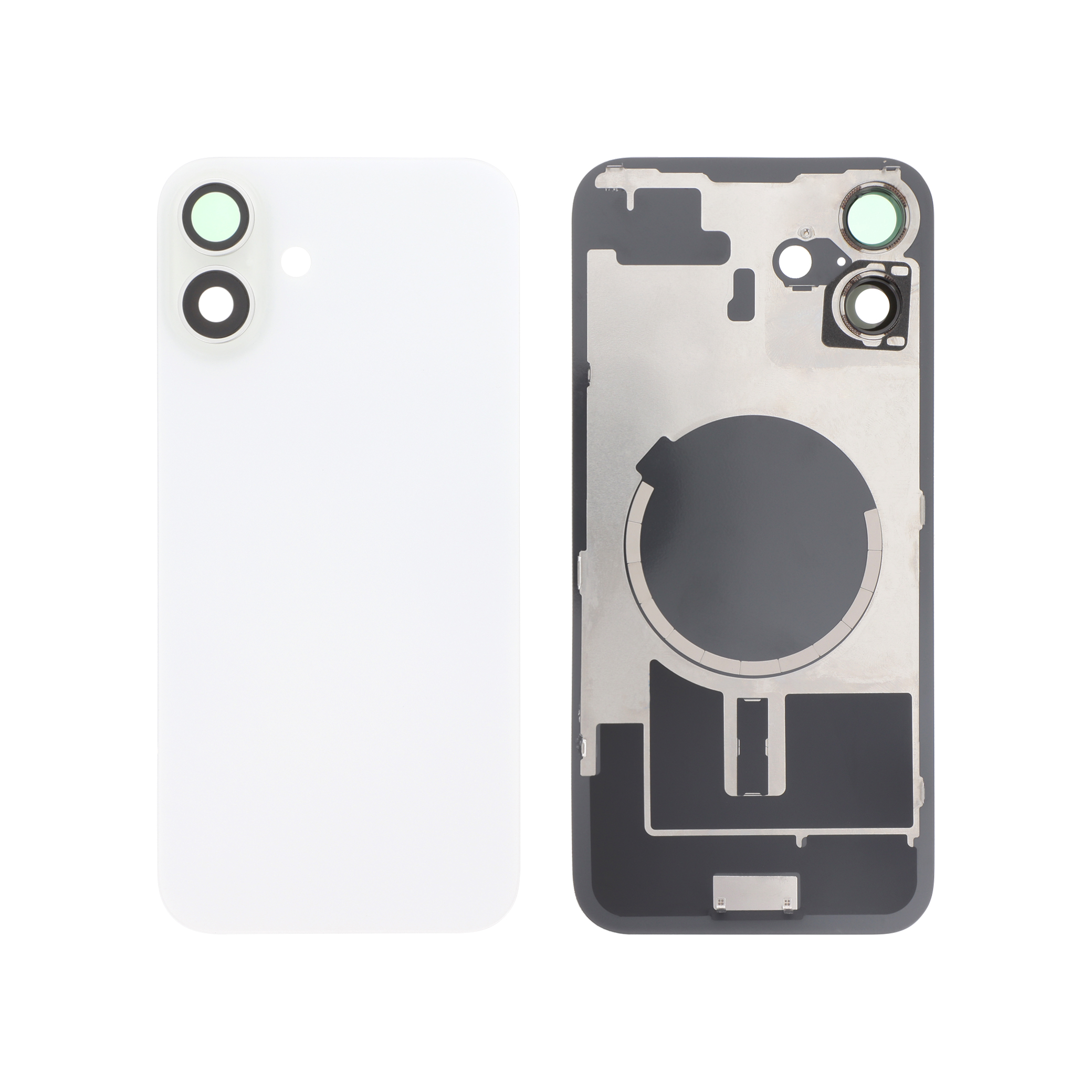 Capac spate White cu MagSafe fara logo iPhone 16 Plus