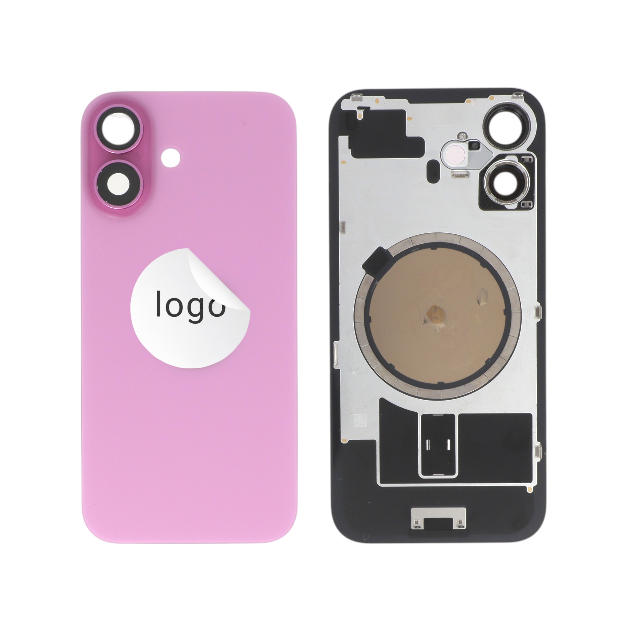 Capac spate Pink iPhone 16 Original Pulled Grade B