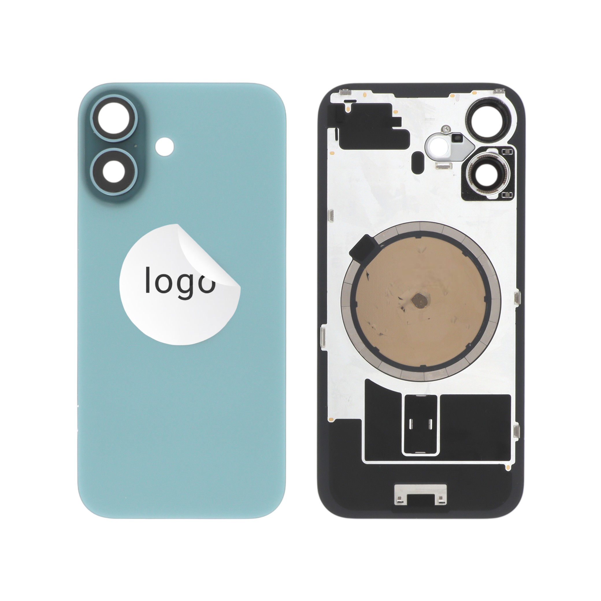 Capac spate Teal iPhone 16 Original Pulled Grad A
