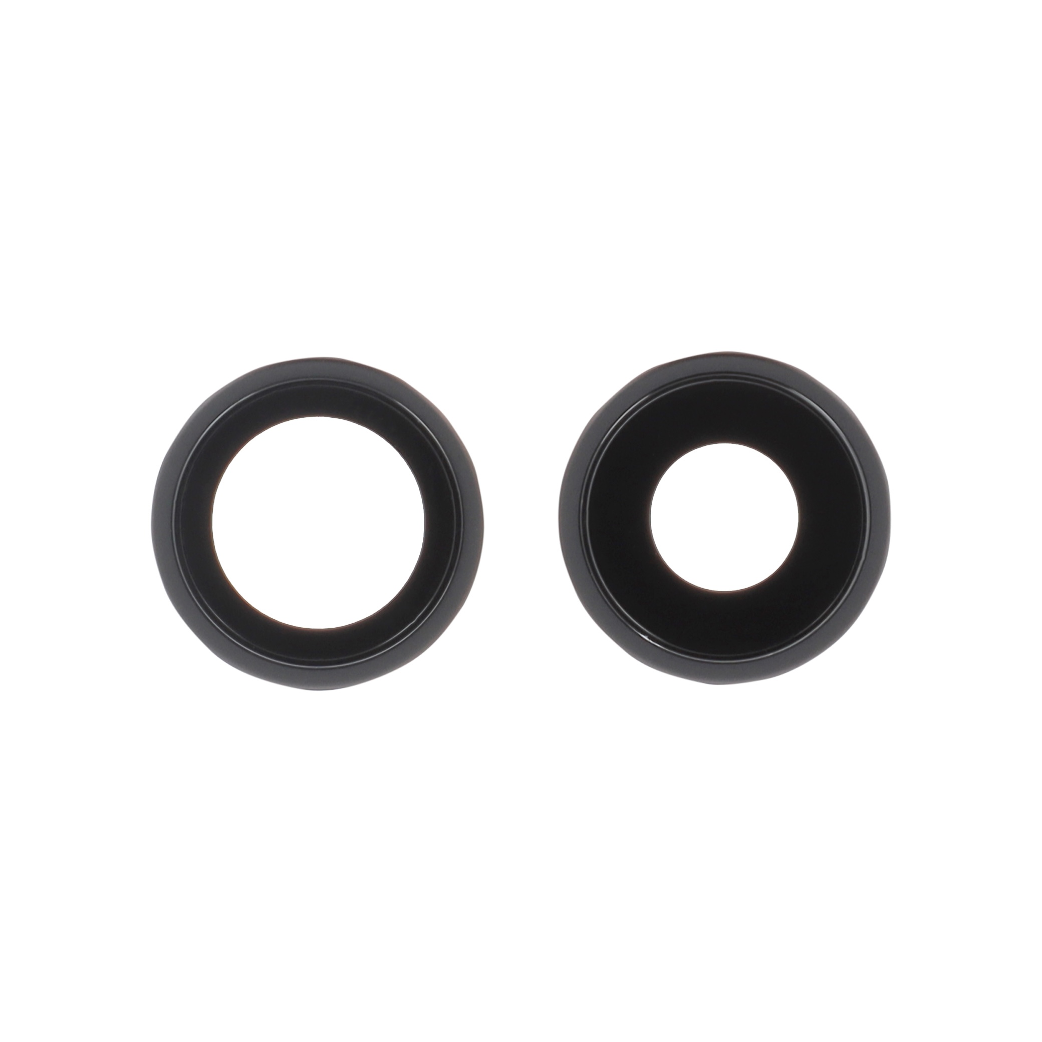 Geam cameră spate cu ramă iPhone 16 / 16 Plus, Negru, Reconditionat, pachet 2 buc