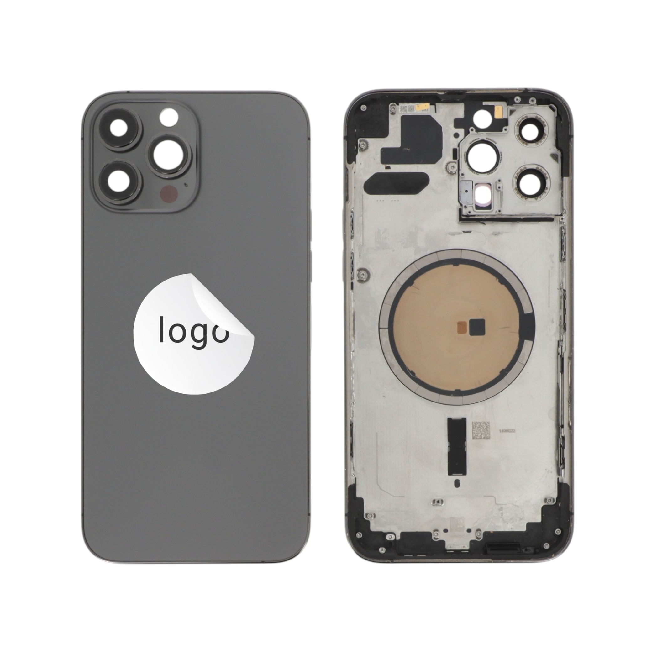 Sticlă capac spate Graphite iPhone 13 Pro Max OEM Pulled Grad C