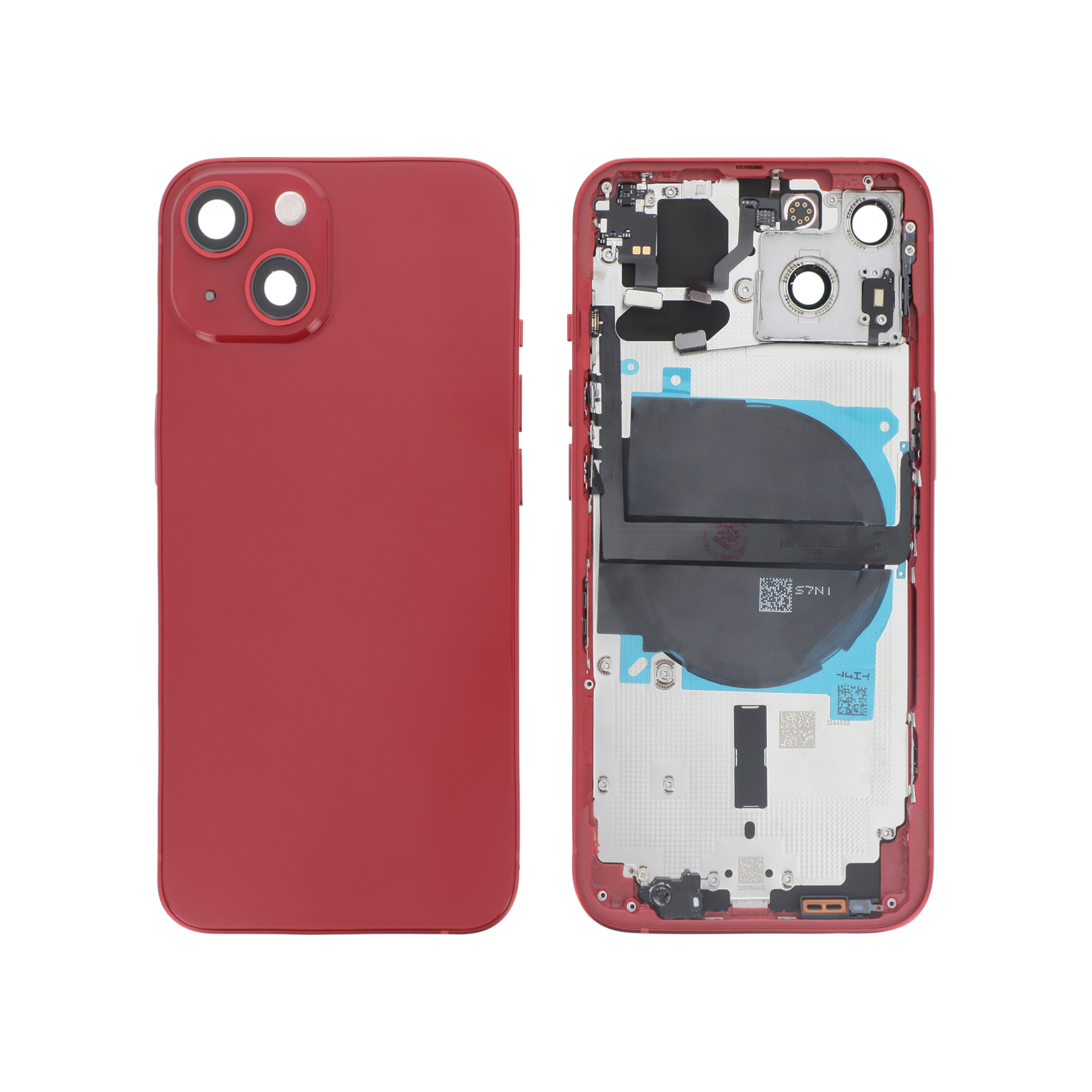 Carcasă completă Complet Rosu iPhone 13, fara logo, compatibil