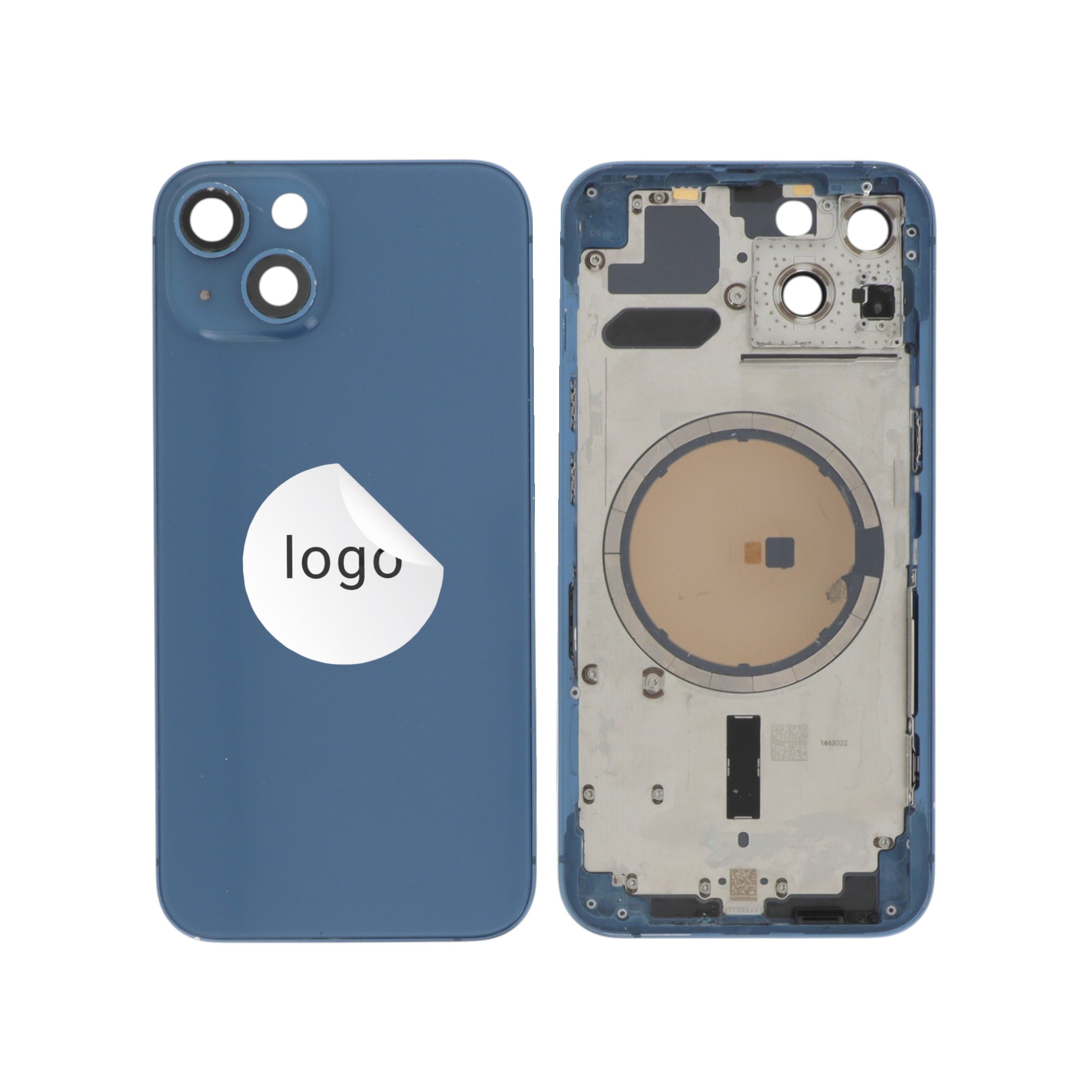 Capac spate Blue iPhone 13 Original Pulled Grade B
