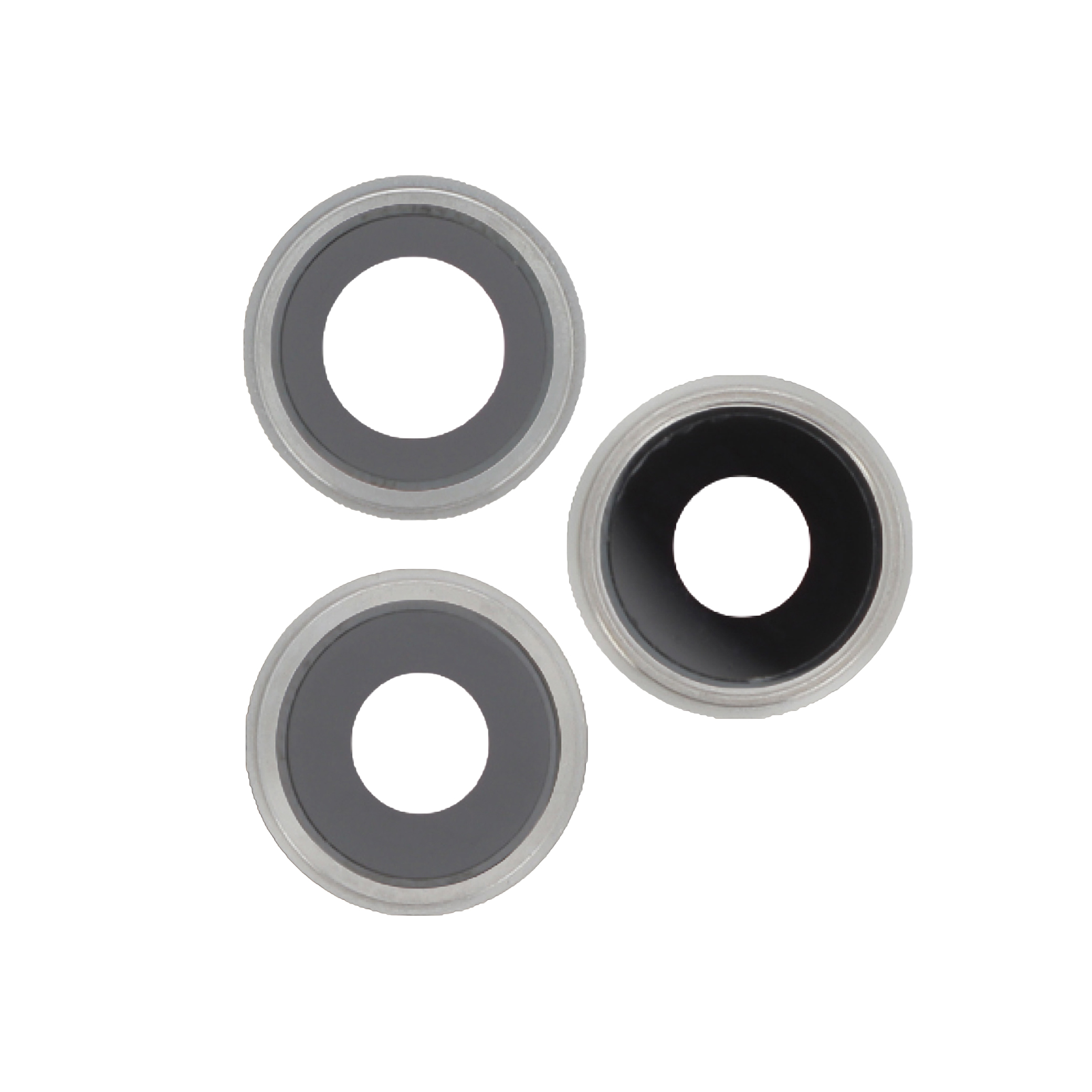 Geam Cameră spate cu rama iPhone 12 Pro Max Silver Reconditionat