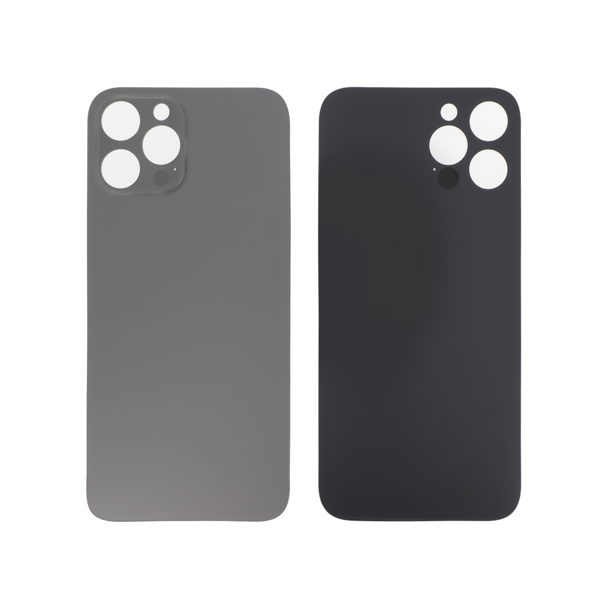 Capac spate Graphite iPhone 12 Pro Max Large Hole fara logo