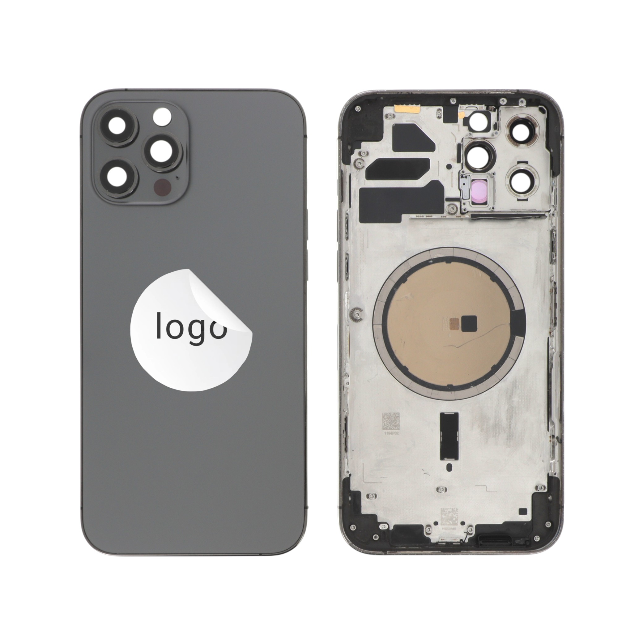 Sticlă capac spate Graphite iPhone 12 Pro Max OEM Pulled Grade B