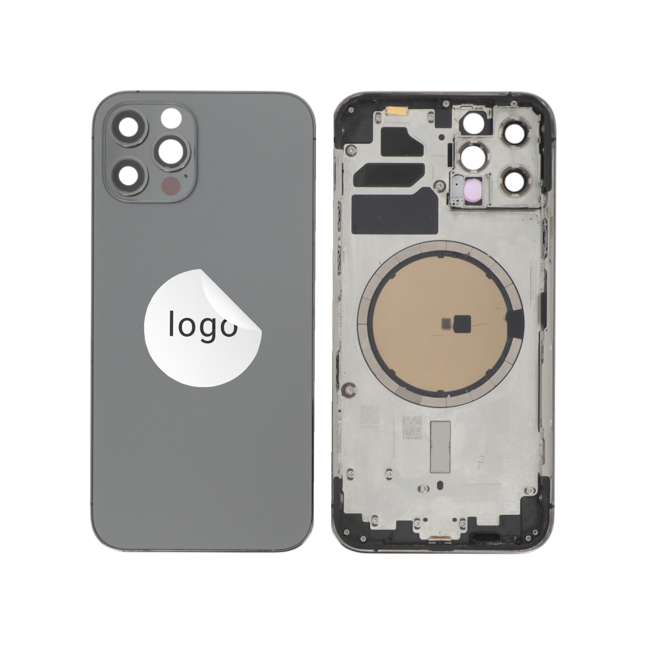 Capac spate Graphite iPhone 12 Pro Original Pulled Grade B