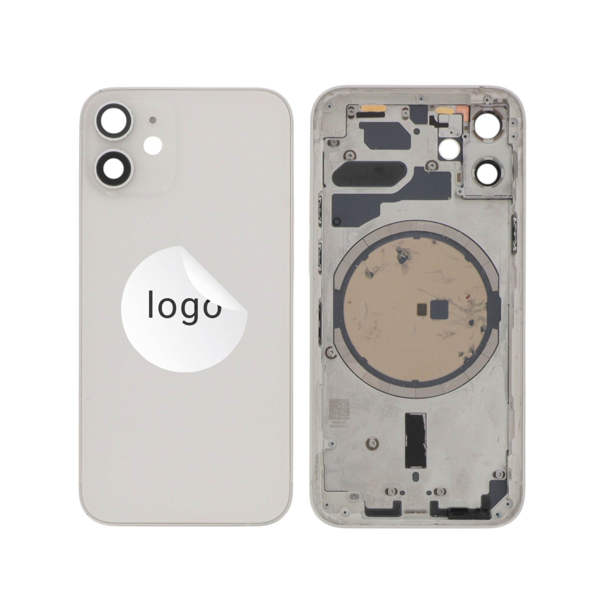 Sticlă capac spate alb iPhone 12 mini OEM Pulled Grade B