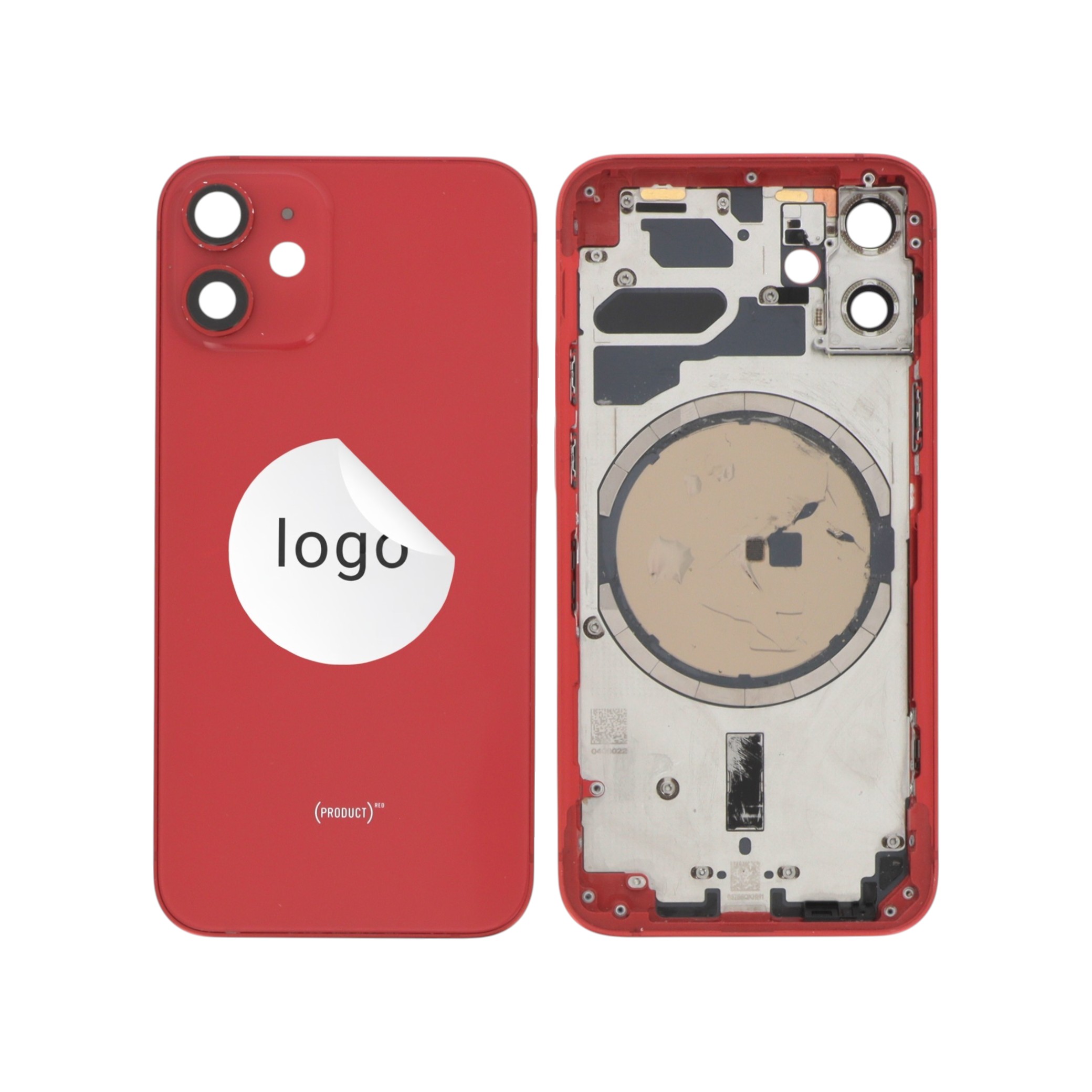Sticlă capac spate Red iPhone 12 mini OEM Pulled Grade A