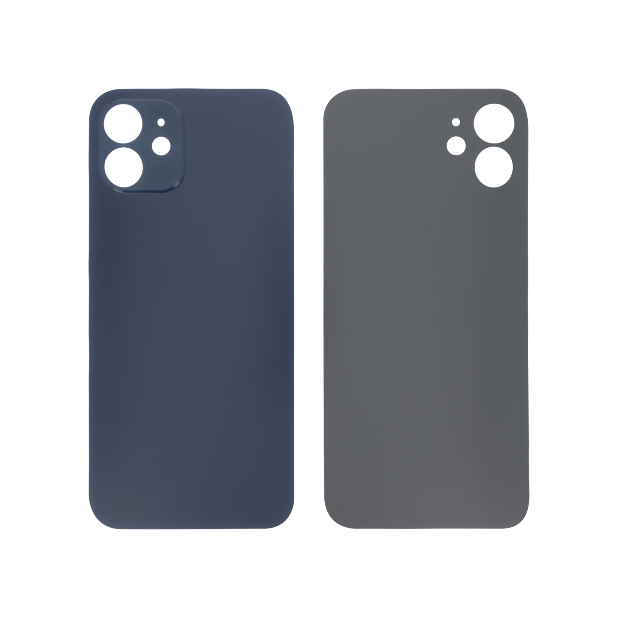 Sticlă capac spate Blue iPhone 12 (Large Hole) (No Logo)