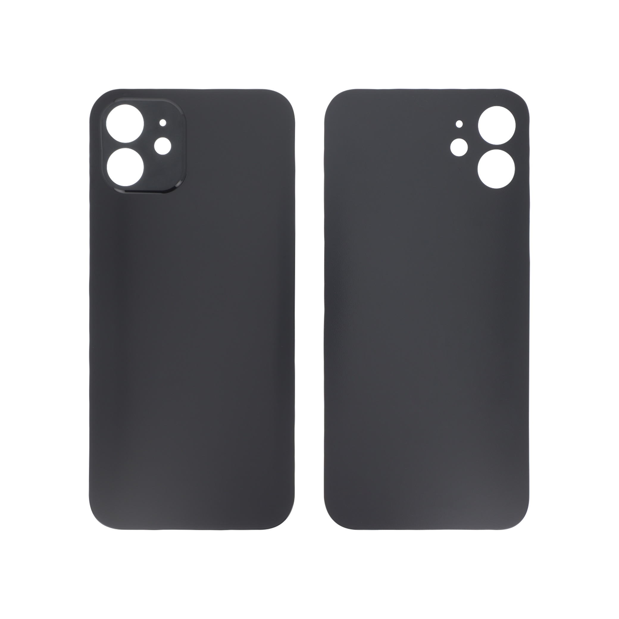 Capac spate Graphite iPhone 12 Large Hole No Logo