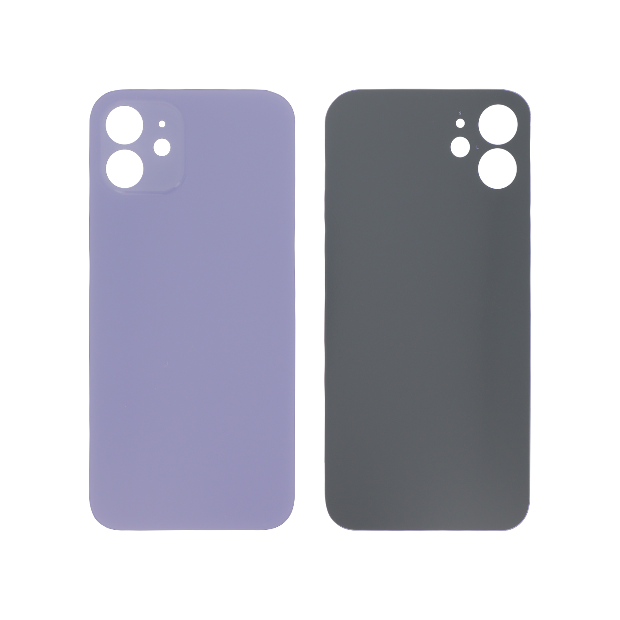 Capac spate Purple iPhone 12 (Large Hole) fara logo