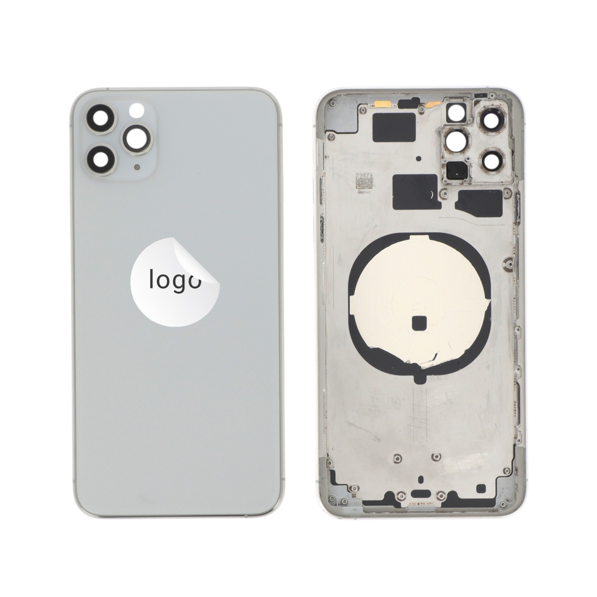 Sticlă capac spate Silver iPhone 11 Pro Max OEM Pulled Grade B
