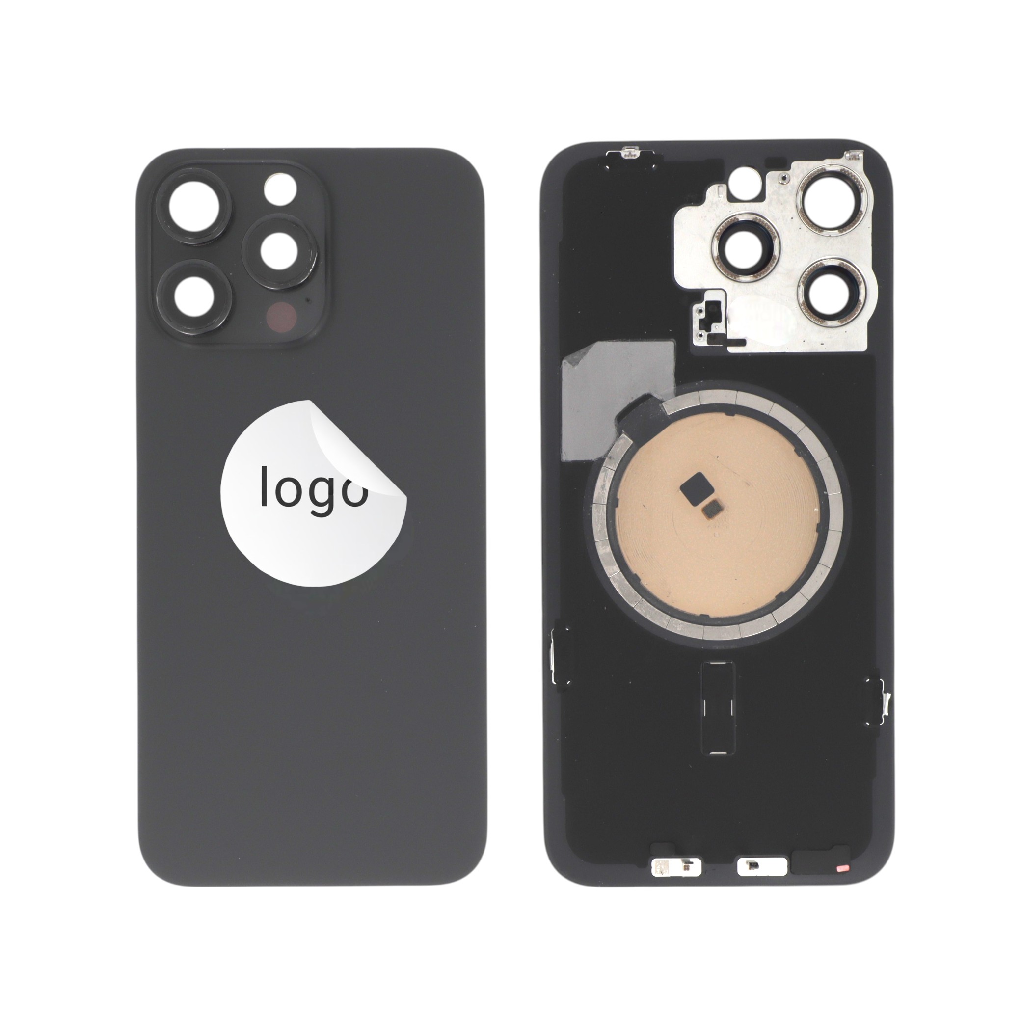 Capac spate Black Titanium iPhone 15 Pro Max OEM Pulled Grade C