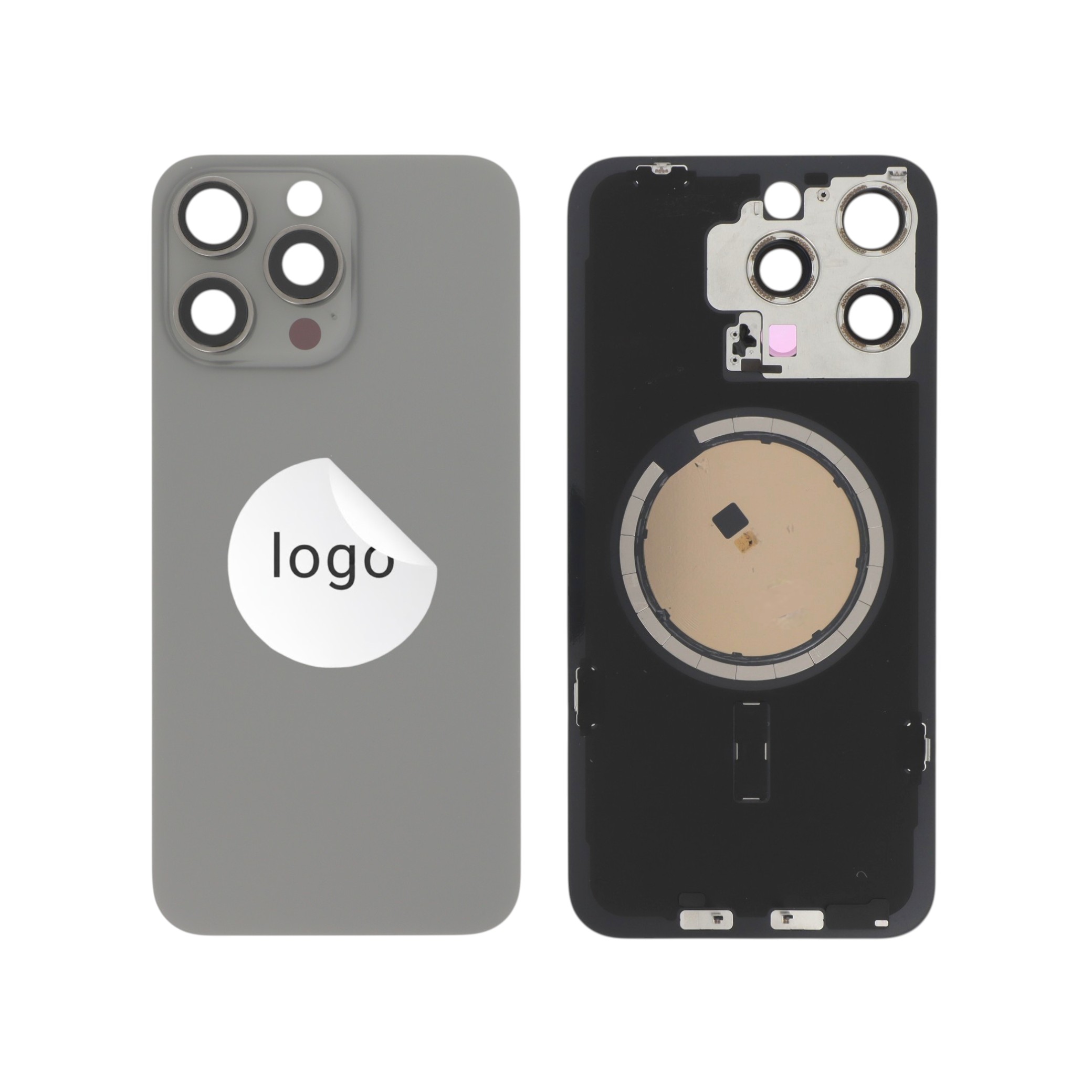 Capac spate Natural Titanium iPhone 15 Pro Max OEM Pulled Grade A