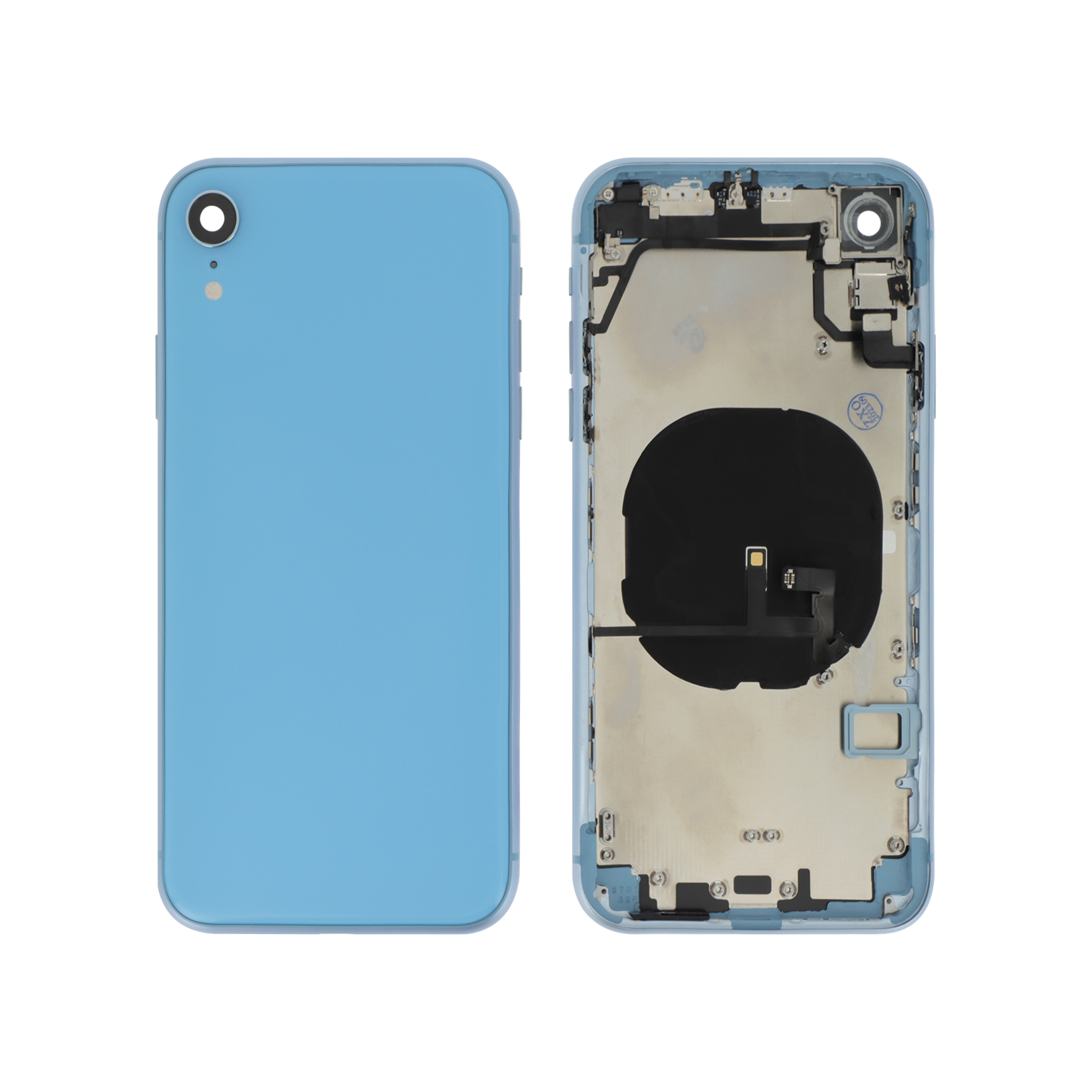 Carcasă completă Complet Albastru iPhone XR, fara logo, compatibil
