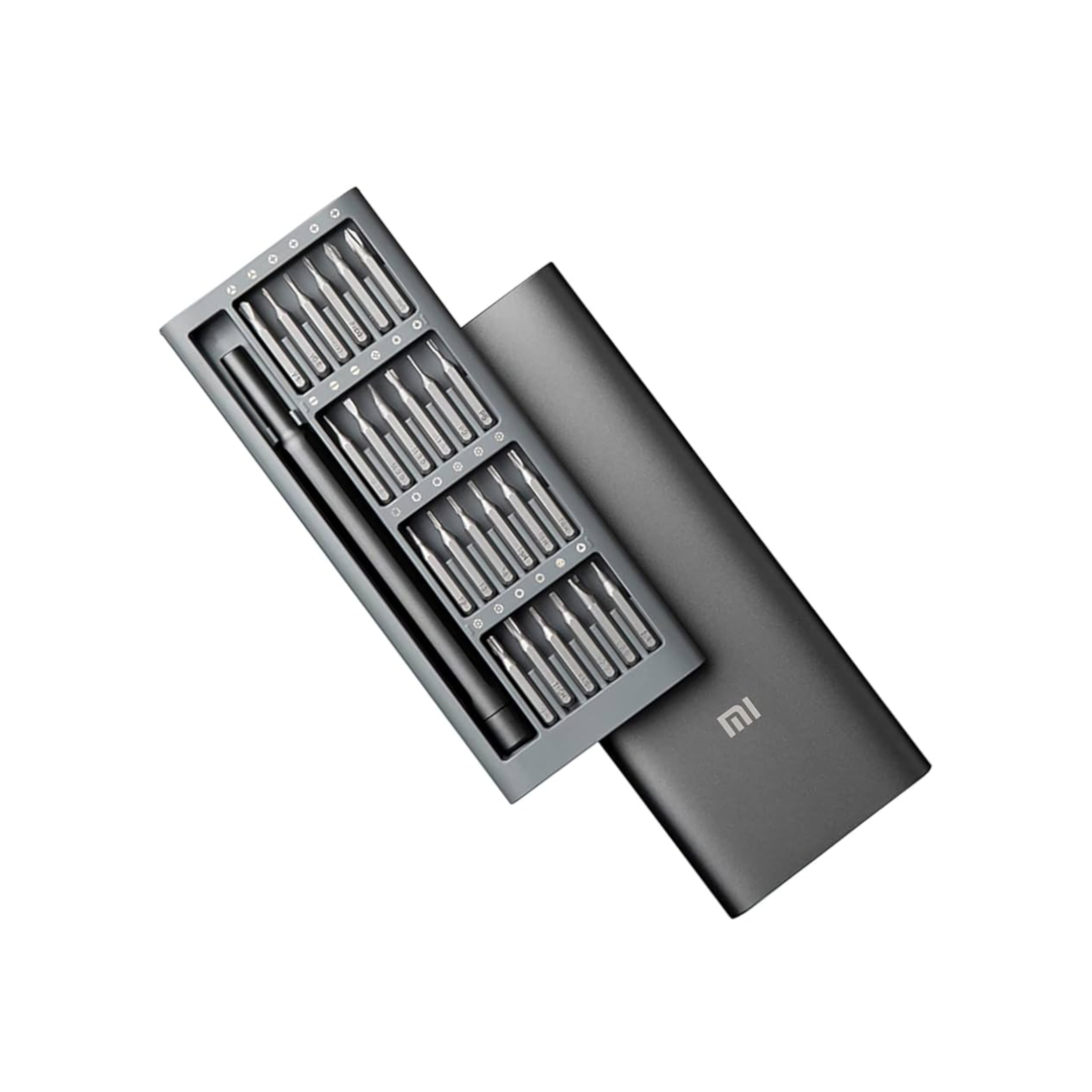Trusa Xiaomi Mi Precision deschisă, cu biții organizați și carcasa din aluminiu