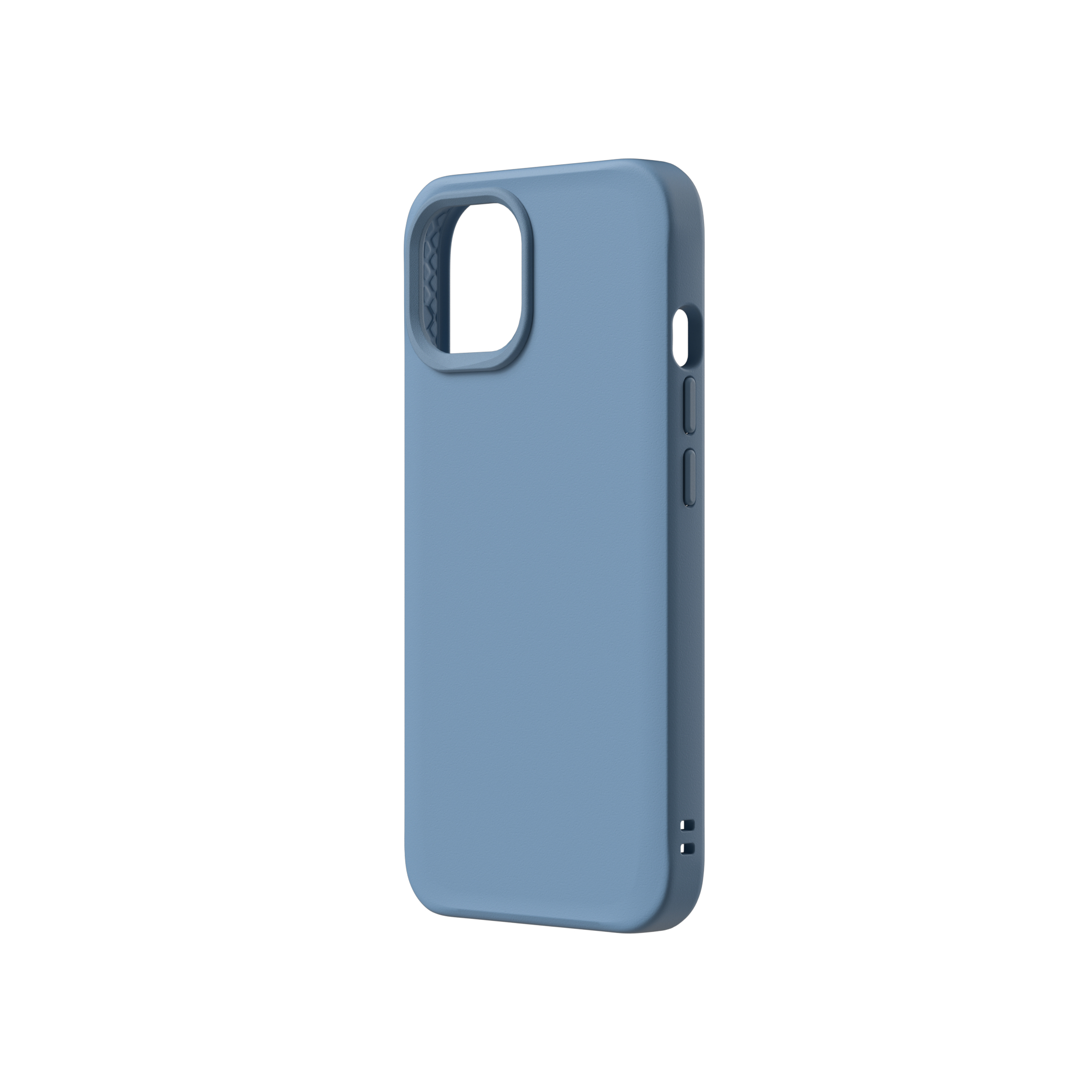 Husă RHINOSHIELD SolidX MagSafe pentru iPhone 15 Plus, albastru marin