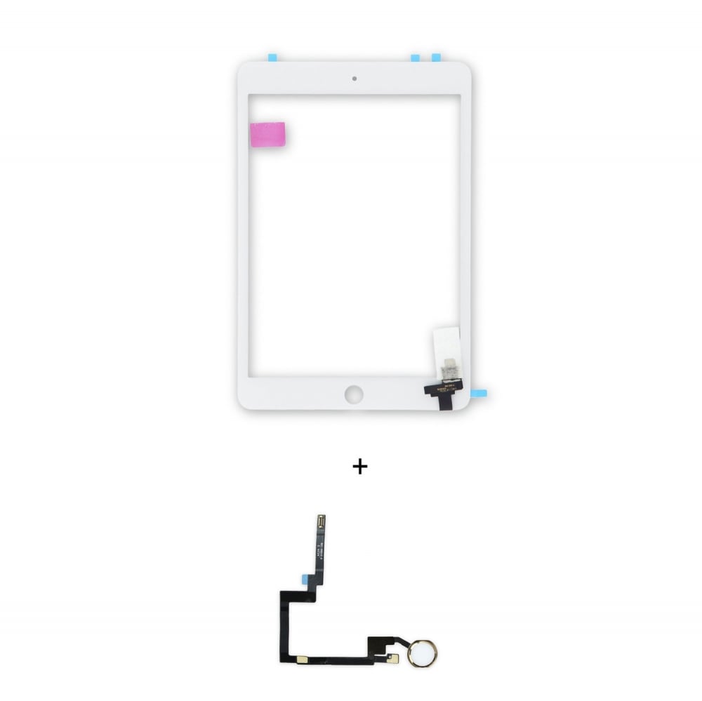 Touchscreen + Buton Home Apple iPad Mini 3 A1599, A1600, A1601 - Gold