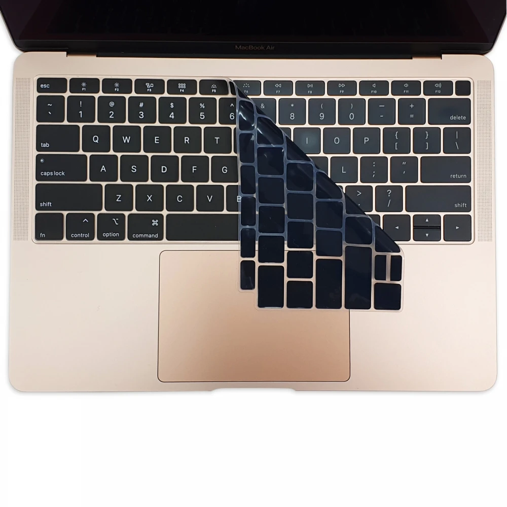 Folie de protectie pentru tastatura MacBook Air 13-inch A1932, Negru, Layout UK