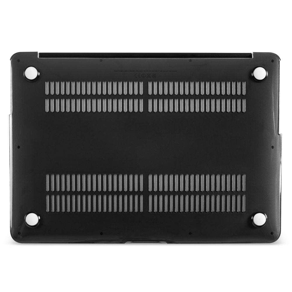 Carcasa de protectie pentru MacBook Air 13-inch A1369, A1466 - Negru Transparent Lucios