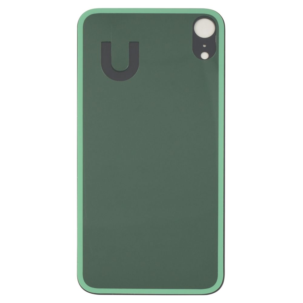 Sticla spate compatibila Apple iPhone XR Space Grey Big Hole