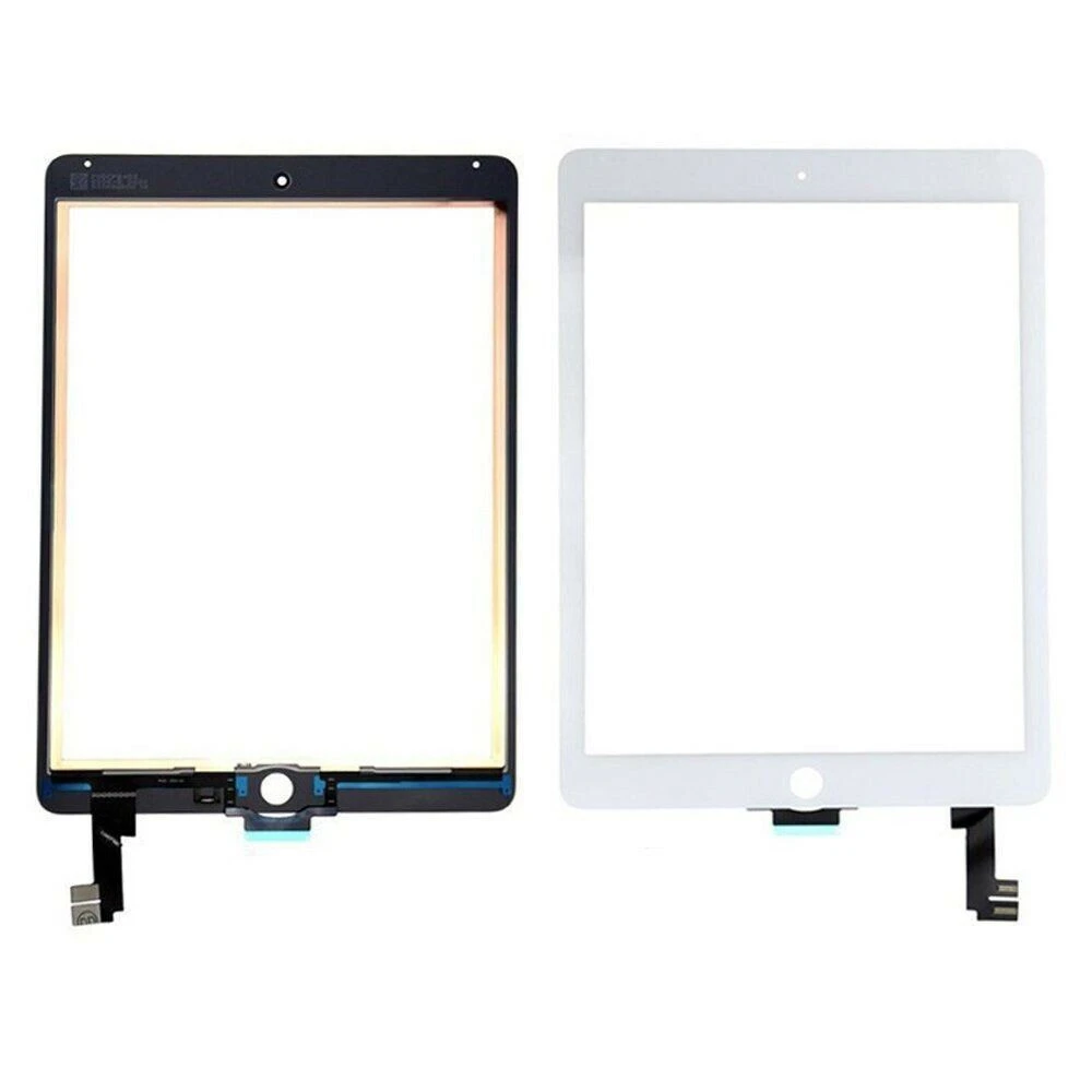 Touchscreen compatibil cu tableta Apple iPad Air 2 (A1566, A1567) - Alb, Fara buton