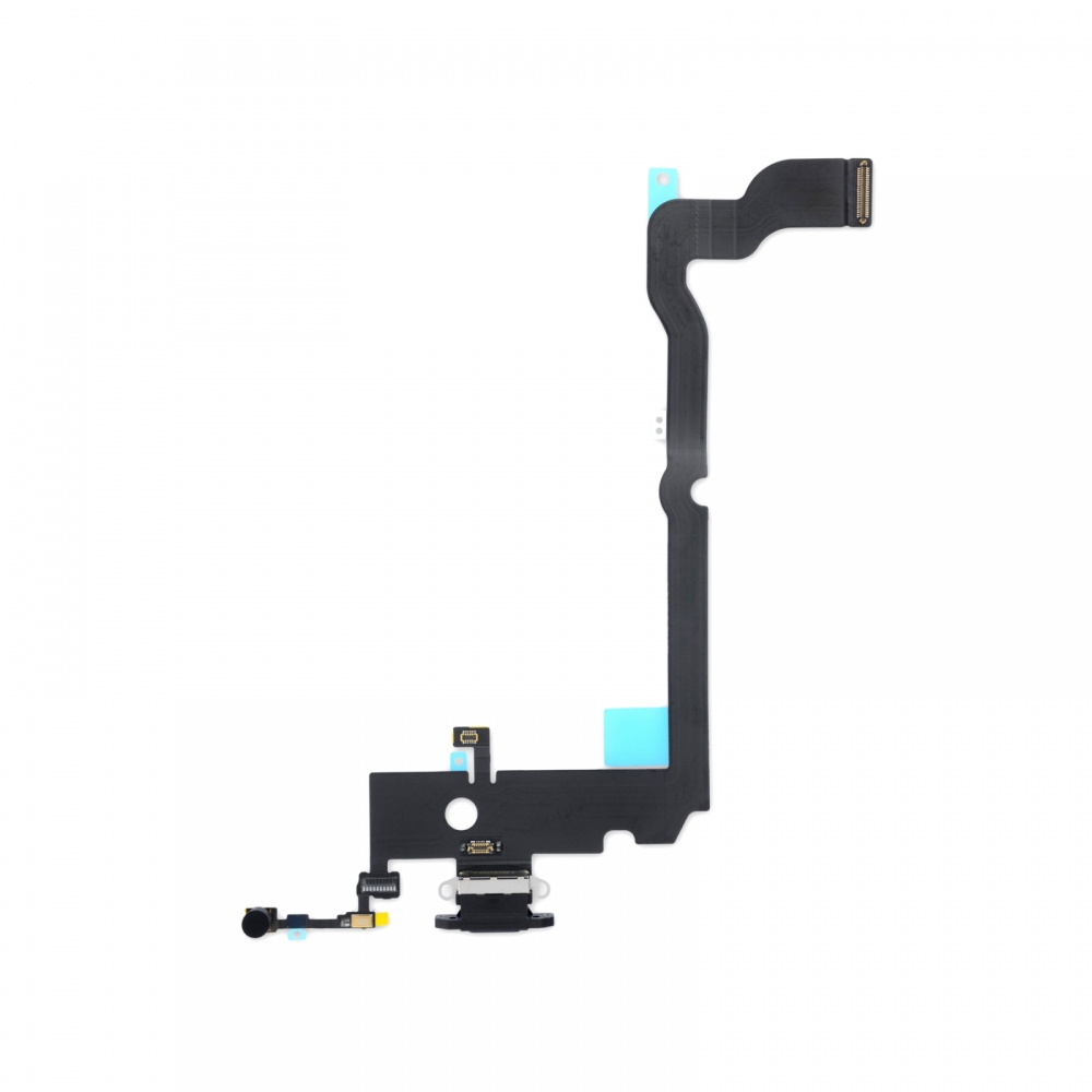 Mufa Lightning cu flex si microfon Apple iPhone XS Max - Negru