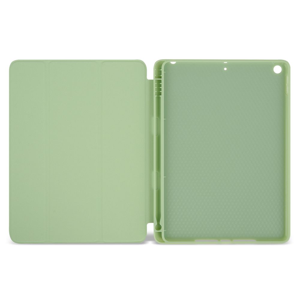 Husă Flip Magnetică cu suport Stylus Stylus iPad 7/8 10.2 inch - Matcha Green