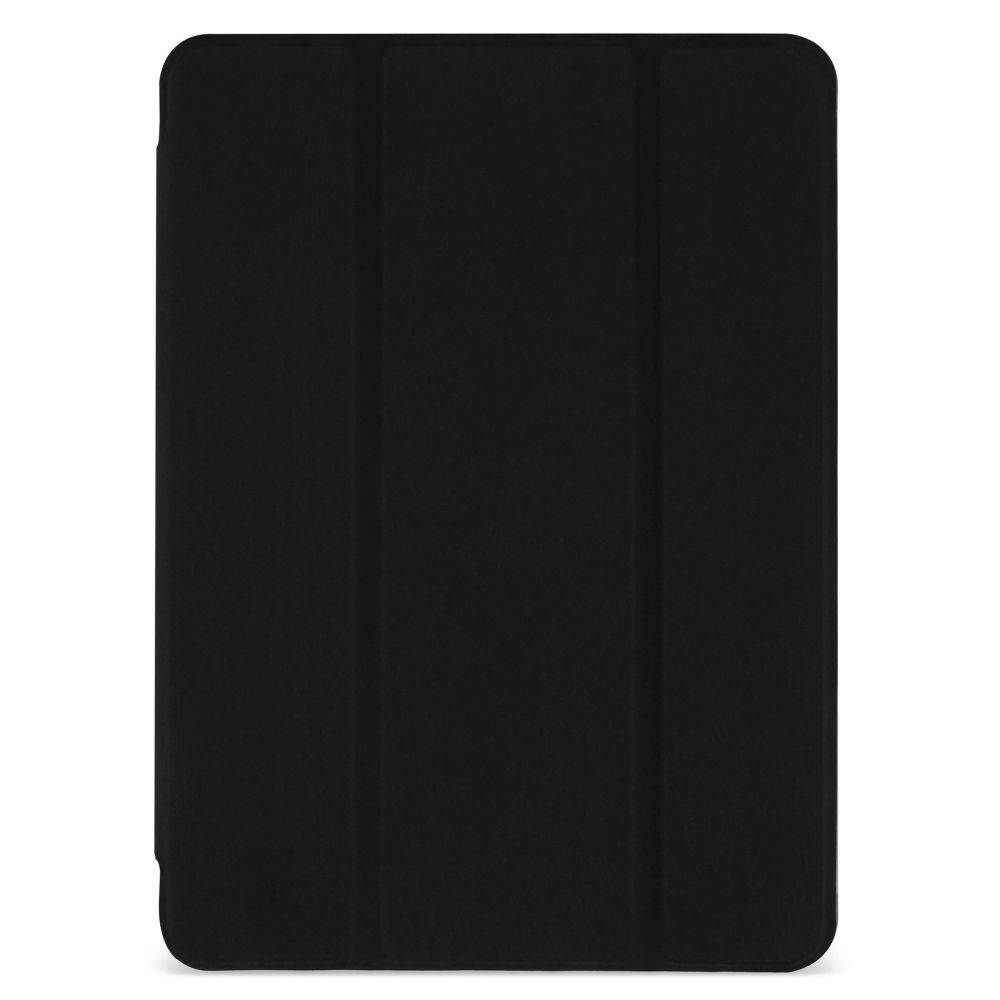 Husă Flip Magnetică cu spate transparent și suport Stylus Stylus iPad Mini 5 - Negru