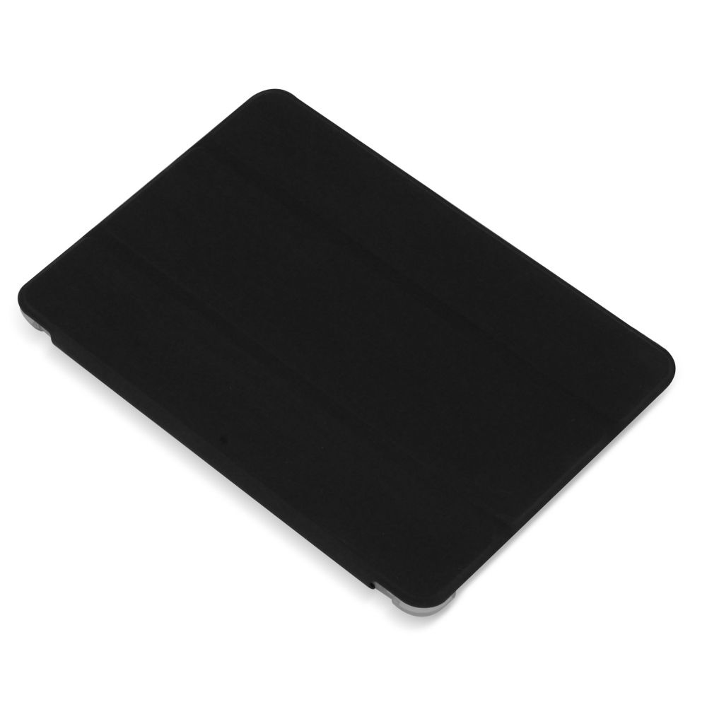 Husă Flip Magnetică cu spate transparent și suport Stylus Stylus iPad Mini 5 - Negru