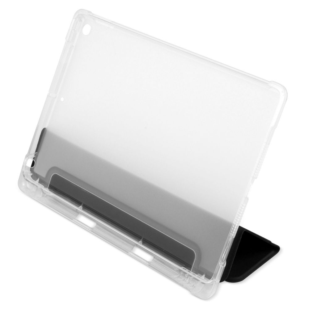 Husa Flip magnetica cu suport Stylus Stylus iPad 7 / 8 10.2 inch 2019 / 2020 - Negru