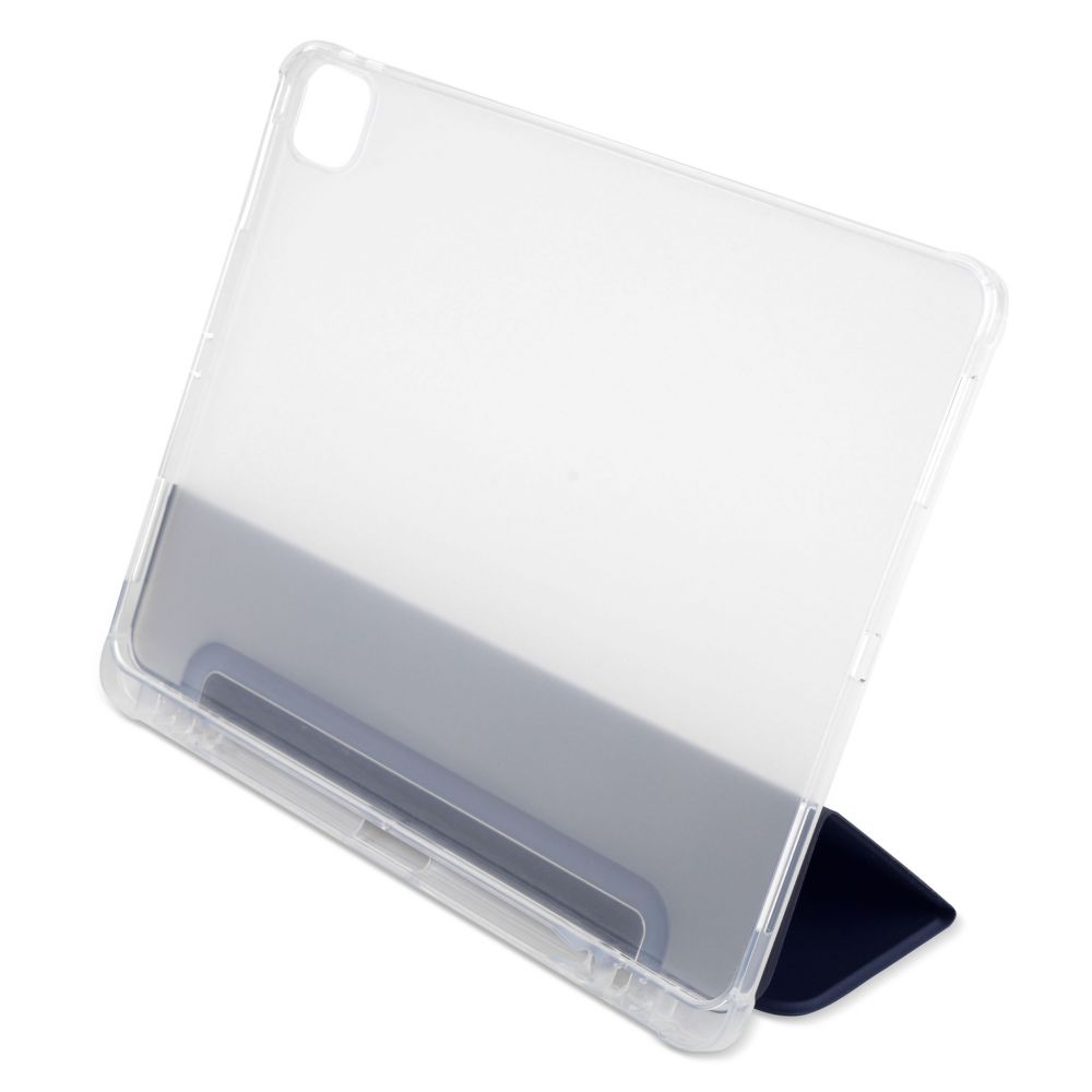 Husă Flip magnetică cu suport Stylus Stylus iPad Pro 12.9 (2020) Navy Blue
