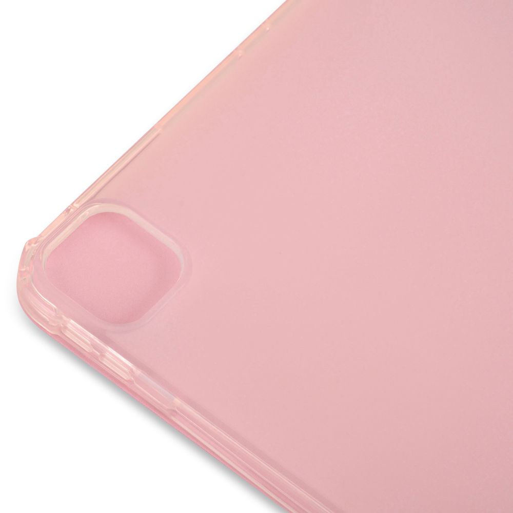 Husă Flip Magnetică cu suport Stylus Stylus iPad Pro 12.9 2020 Roz