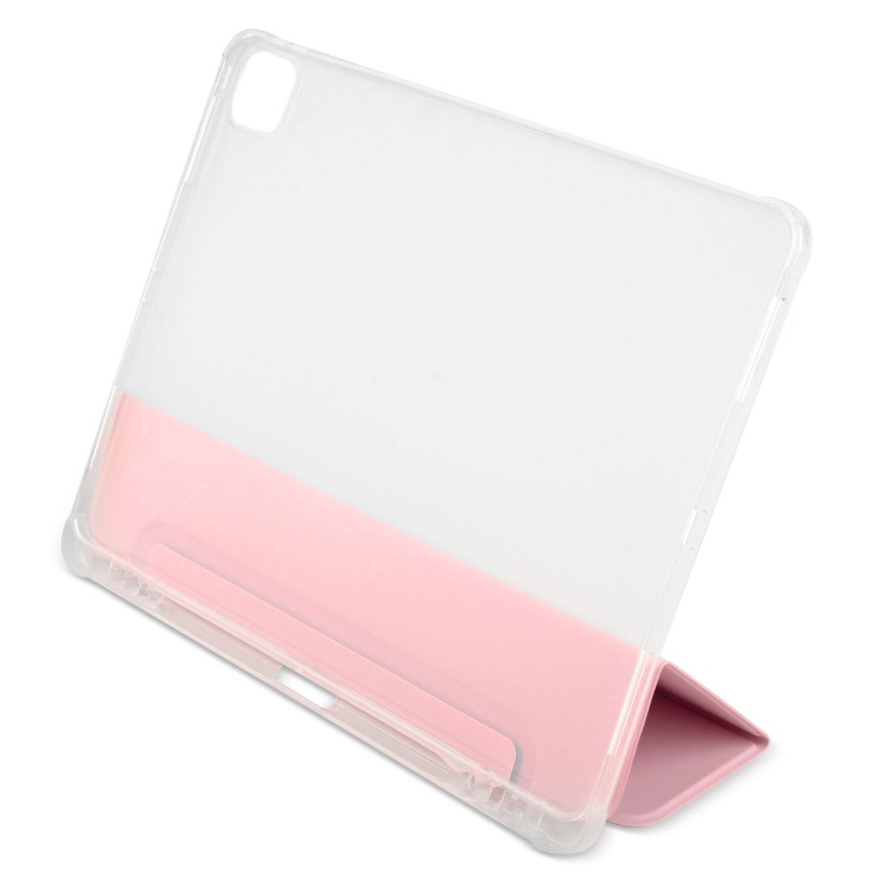 Husă Flip Magnetică cu suport Stylus Stylus iPad Pro 12.9 2020 Roz