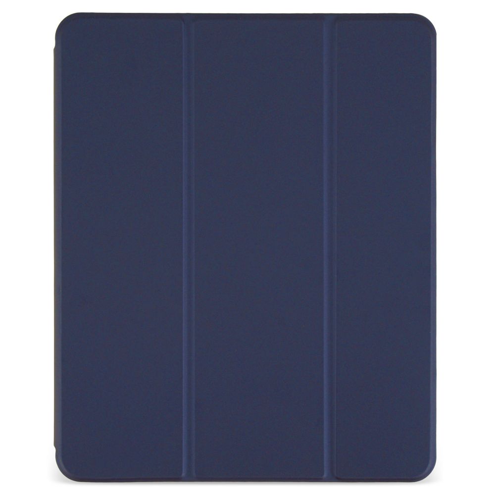 Husă Flip Magnetică cu suport Stylus Stylus iPad Pro 12.9 (2020) Albastru