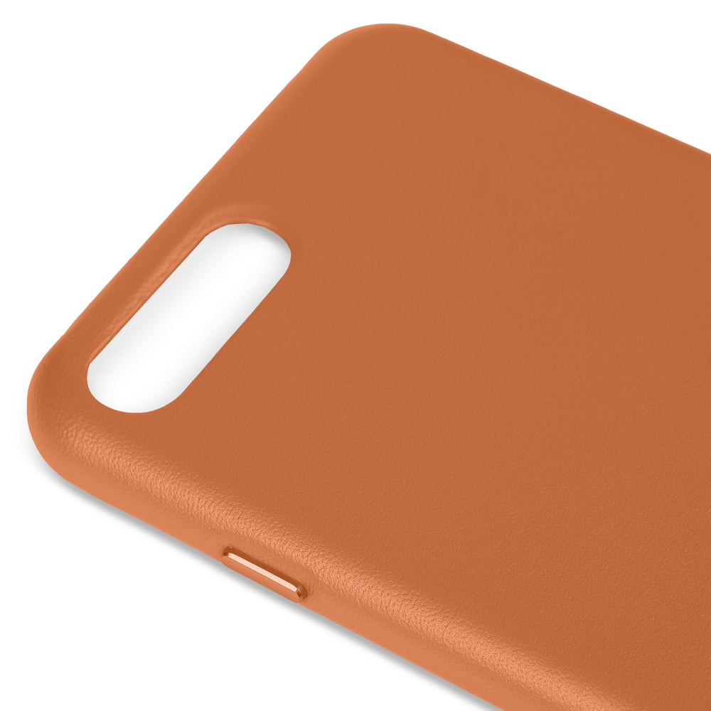 Husă de protecție din piele compatibilă cu iPhone 7 Plus / 8 Plus - Maro